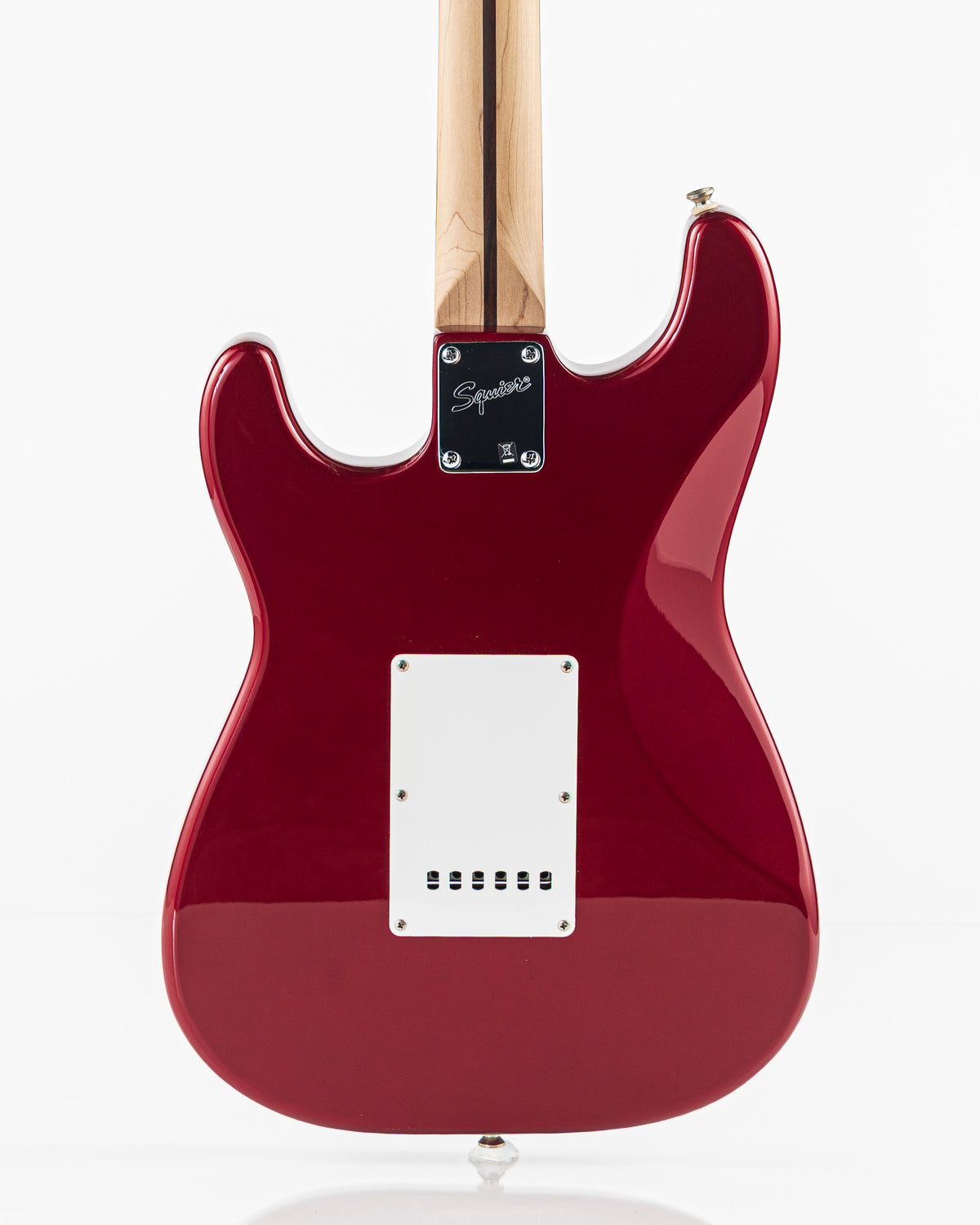 USED 2000s Squier Affinity Series Stratocaster HSS Electric Guitar - Metallic Red