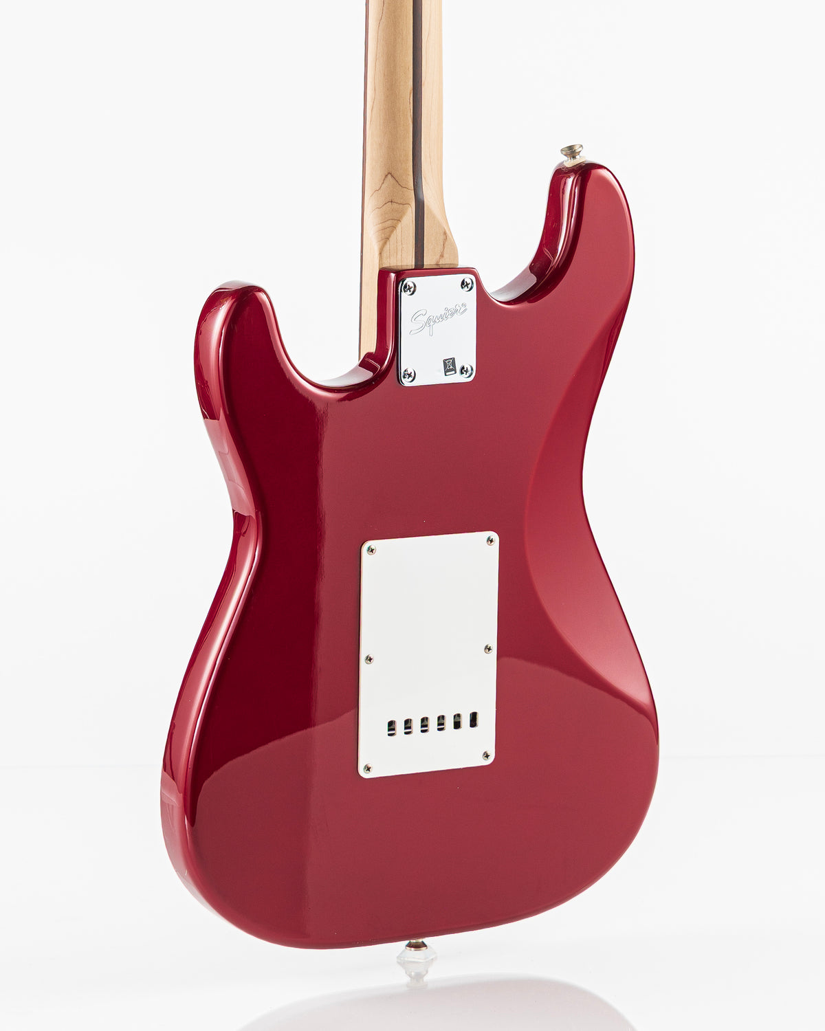 USED 2000s Squier Affinity Series Stratocaster HSS Electric Guitar - Metallic Red
