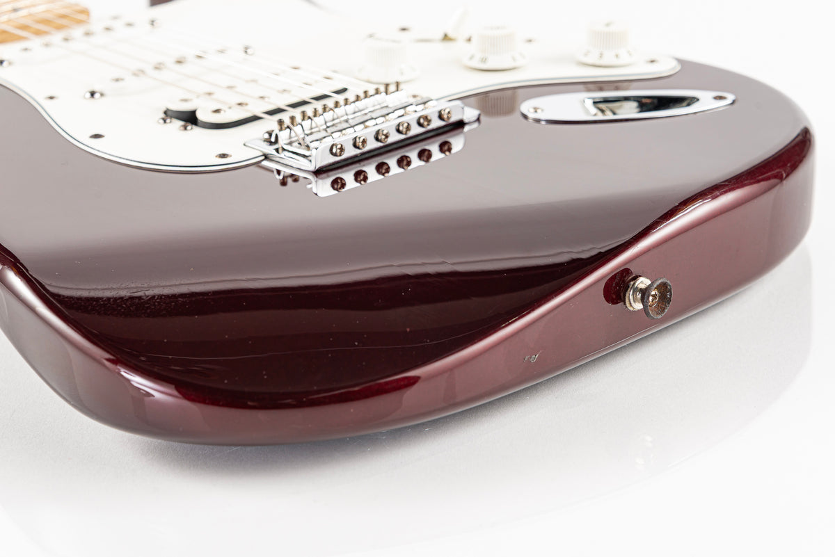 USED 2001 Fender Standard HSS Stratocaster Electric Guitar - Midnight Wine