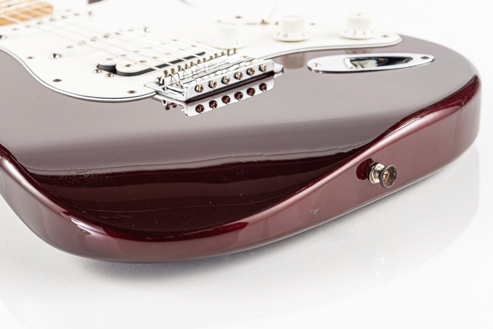 USED 2001 Fender Standard HSS Stratocaster Electric Guitar - Midnight Wine