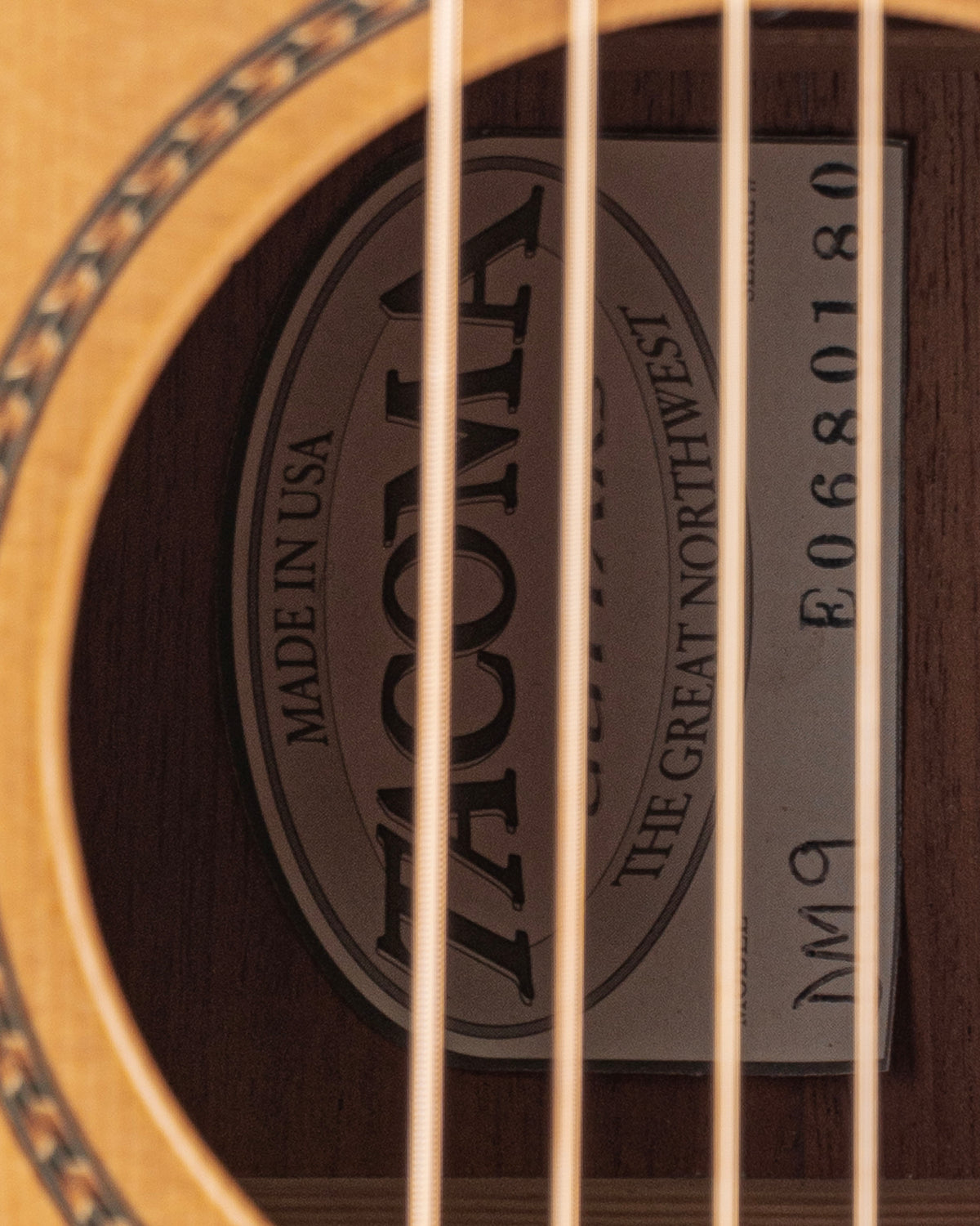 USED 2001 Tacoma DM9 Dreadnought Acoustic Guitar - Natural
