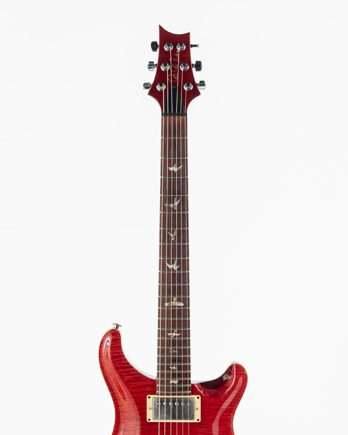 USED 2003 PRS Custom 22 Tremolo Ten Top Electric Guitar - Scarlet Red with Hardshell Case