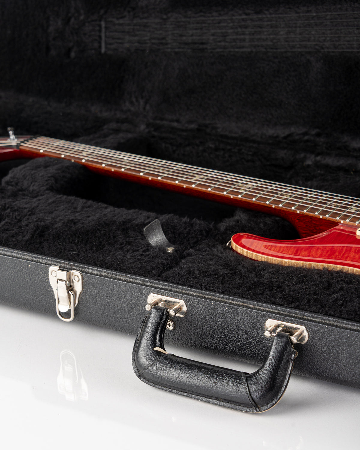 USED 2003 PRS Custom 22 Tremolo Ten Top Electric Guitar - Scarlet Red with Hardshell Case