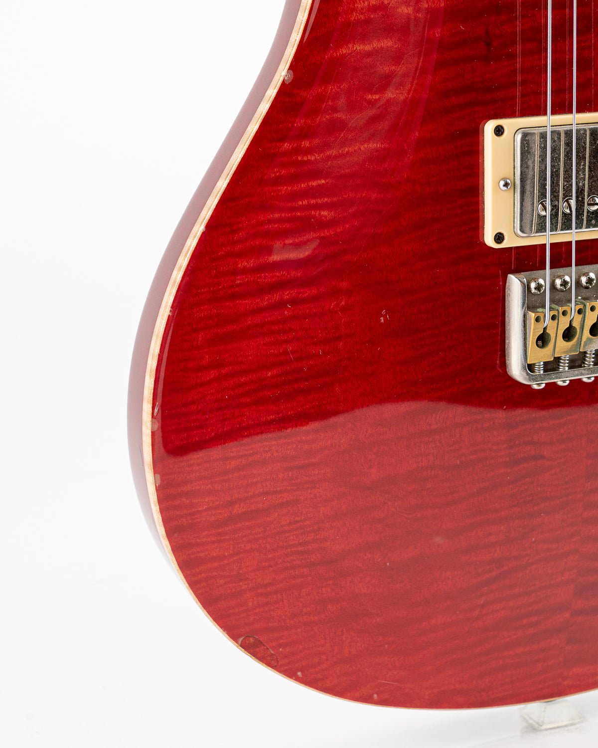 USED 2003 PRS Custom 22 Tremolo Ten Top Electric Guitar - Scarlet Red with Hardshell Case