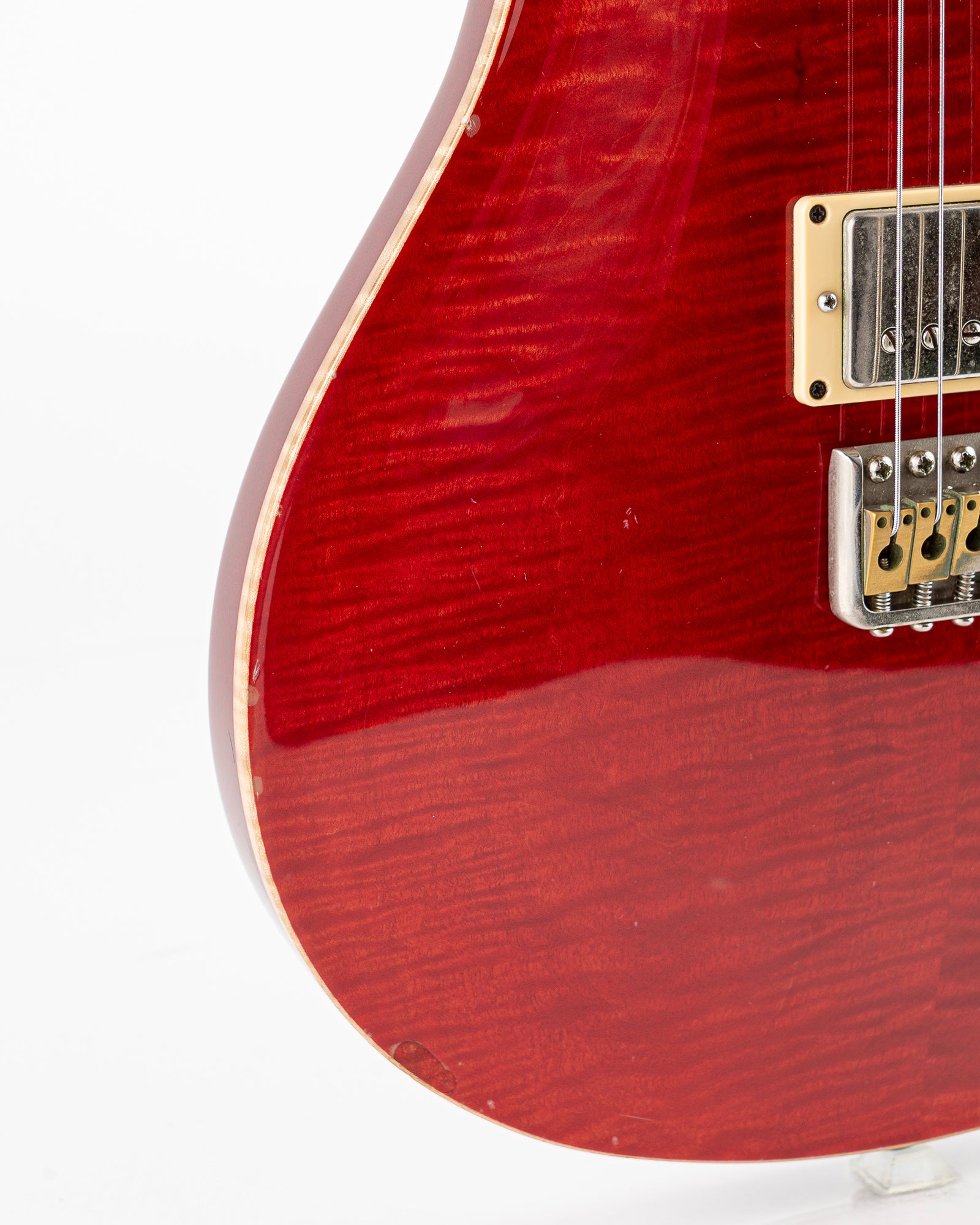 USED 2003 PRS Custom 22 Tremolo Ten Top Electric Guitar - Scarlet Red with Hardshell Case