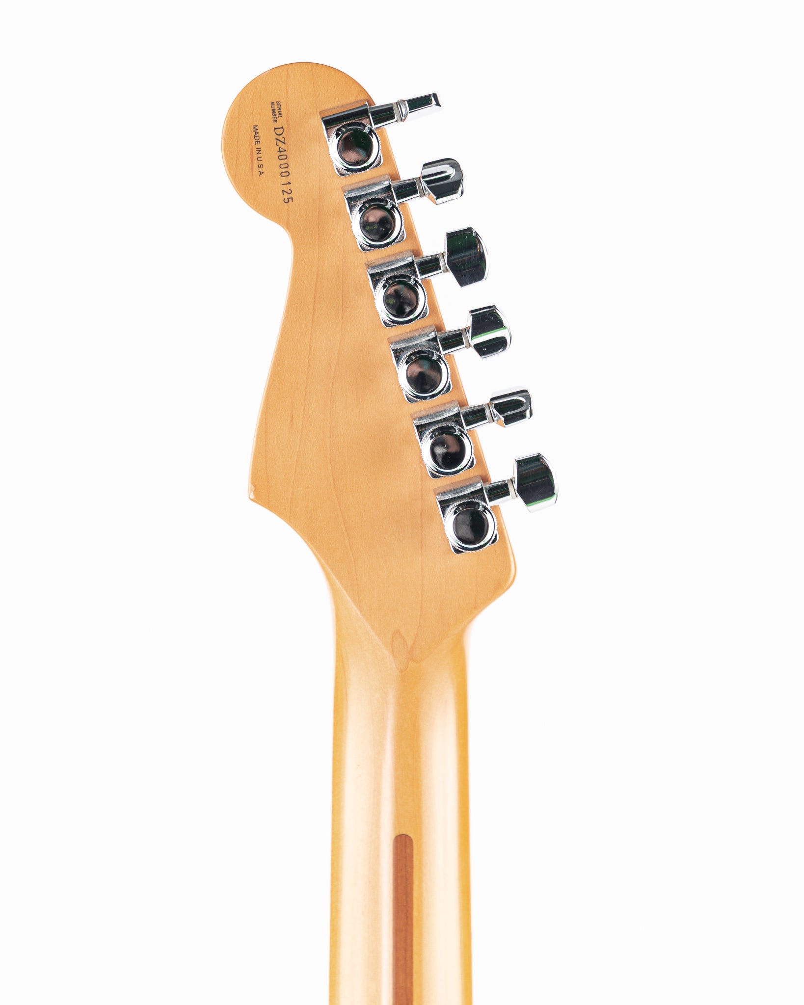 USED 2004 Fender American Deluxe Stratocaster “V-Neck” Electric Guitar - 2-Tone Sunburst with 50th Anniversary Hardshell Case