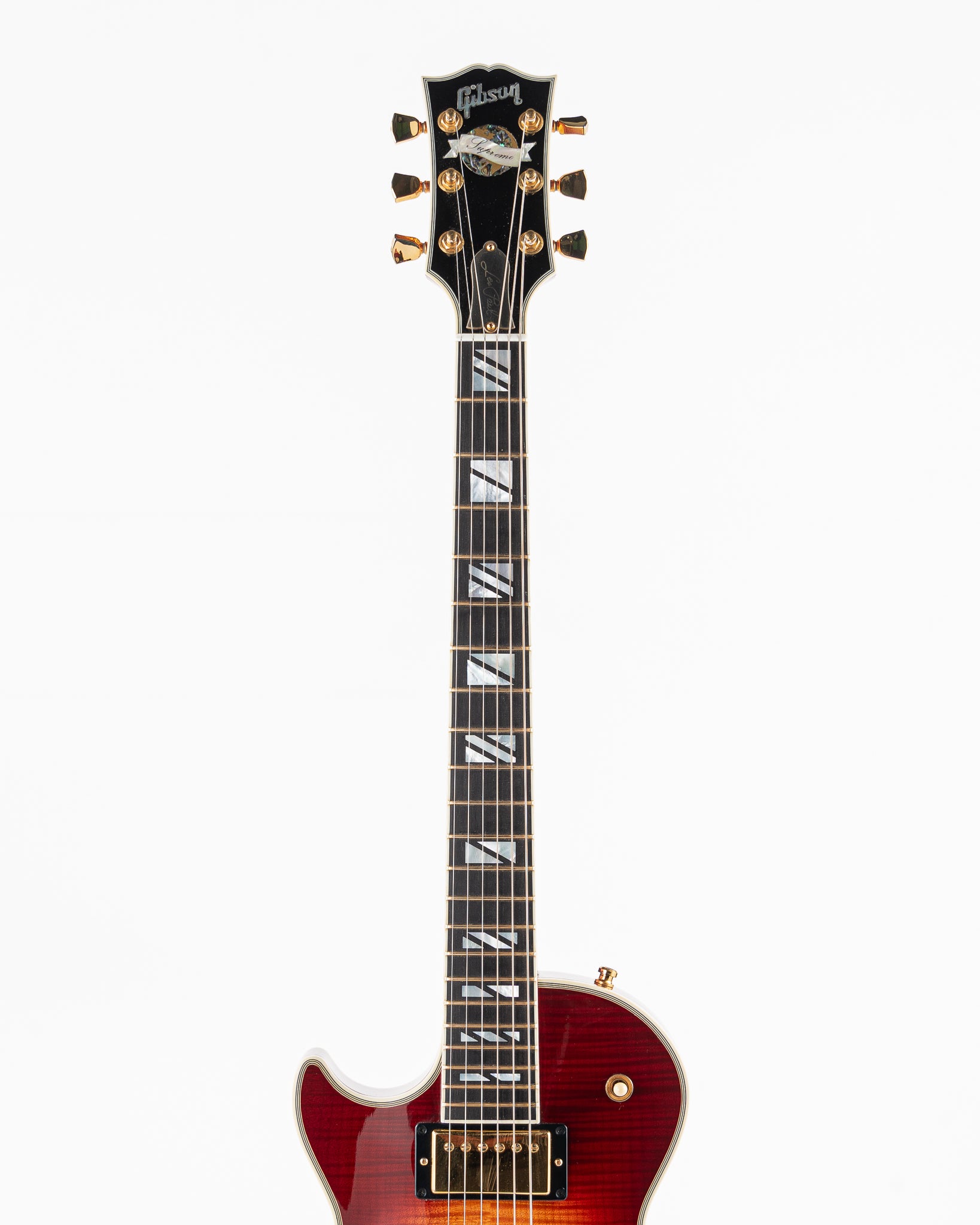USED 2004 Gibson Les Paul Supreme Left Handed Electric Guitar - Heritage Cherry Burst