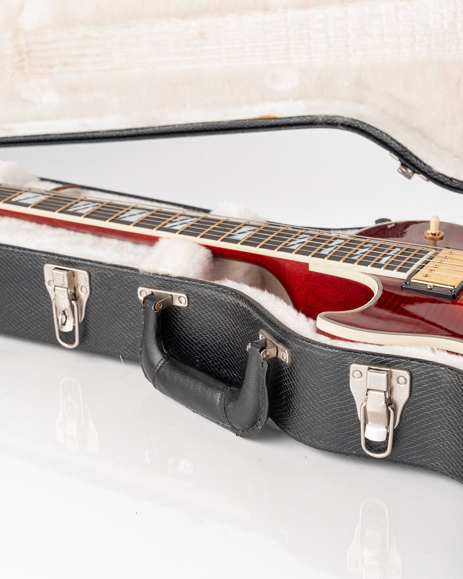 USED 2004 Gibson Les Paul Supreme Left Handed Electric Guitar - Heritage Cherry Burst