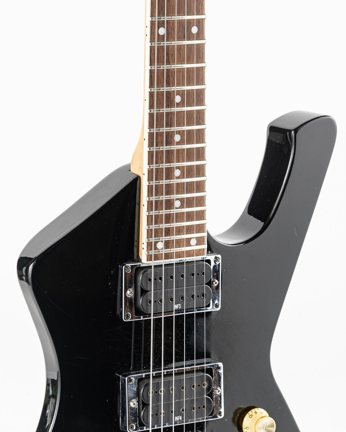 USED 2005 Ibanez ICX-220 Mini Iceman Electric Guitar - Black