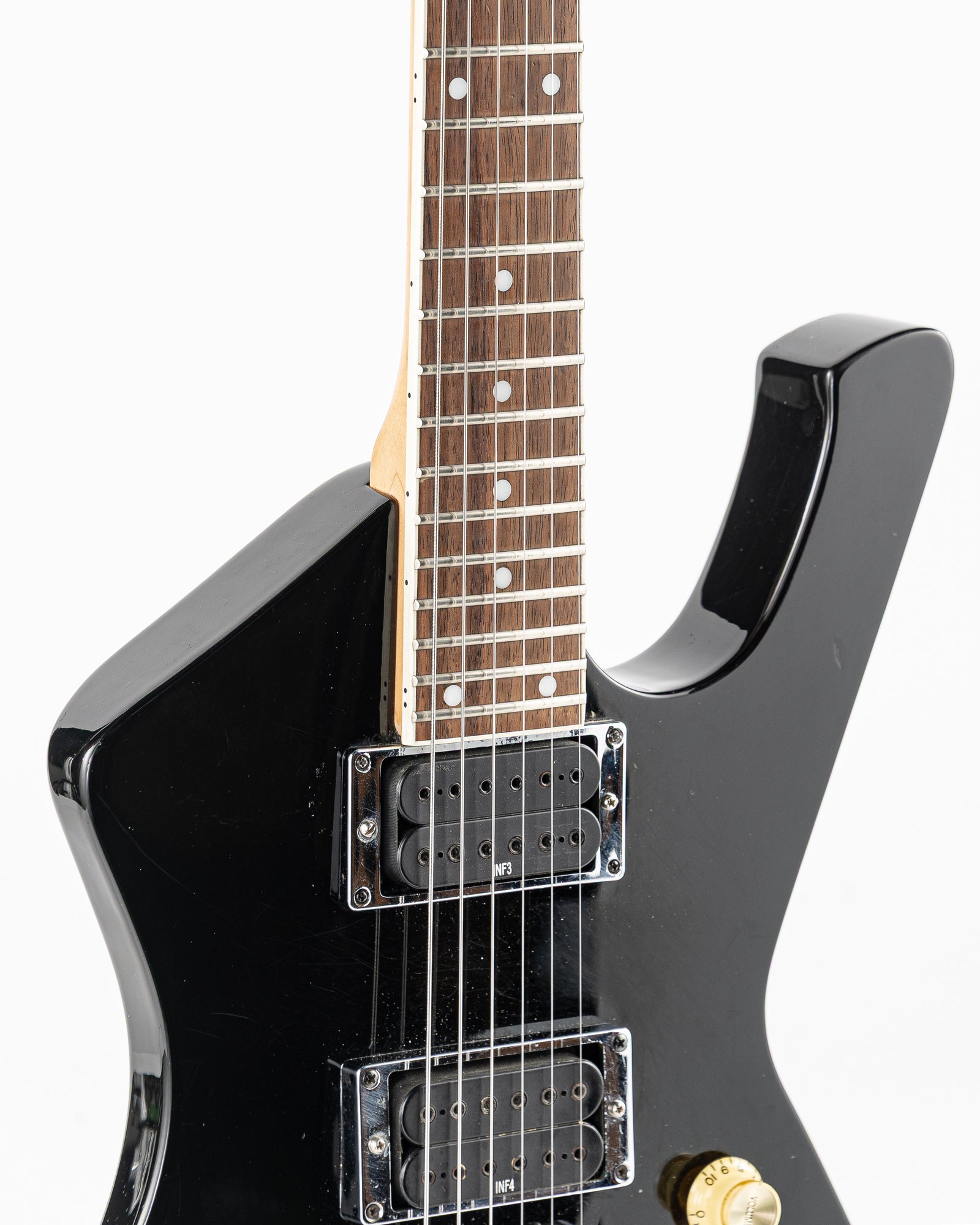 USED 2005 Ibanez ICX-220 Mini Iceman Electric Guitar - Black