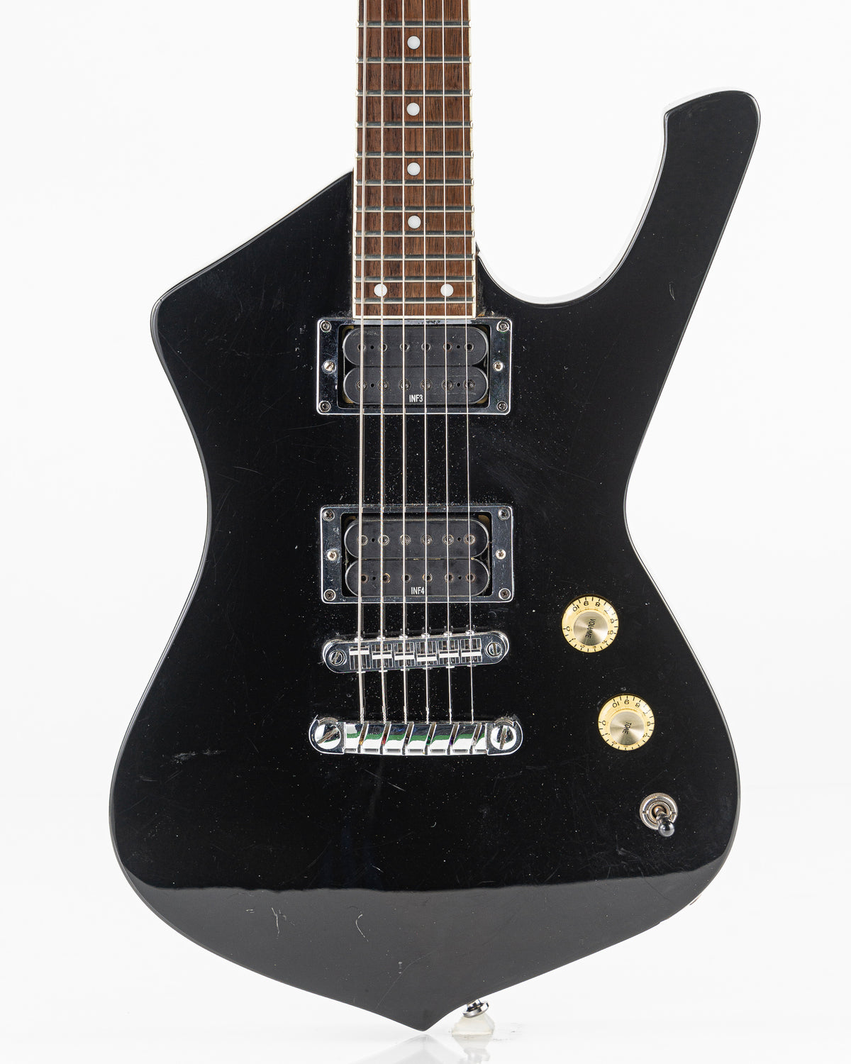 USED 2005 Ibanez ICX-220 Mini Iceman Electric Guitar - Black