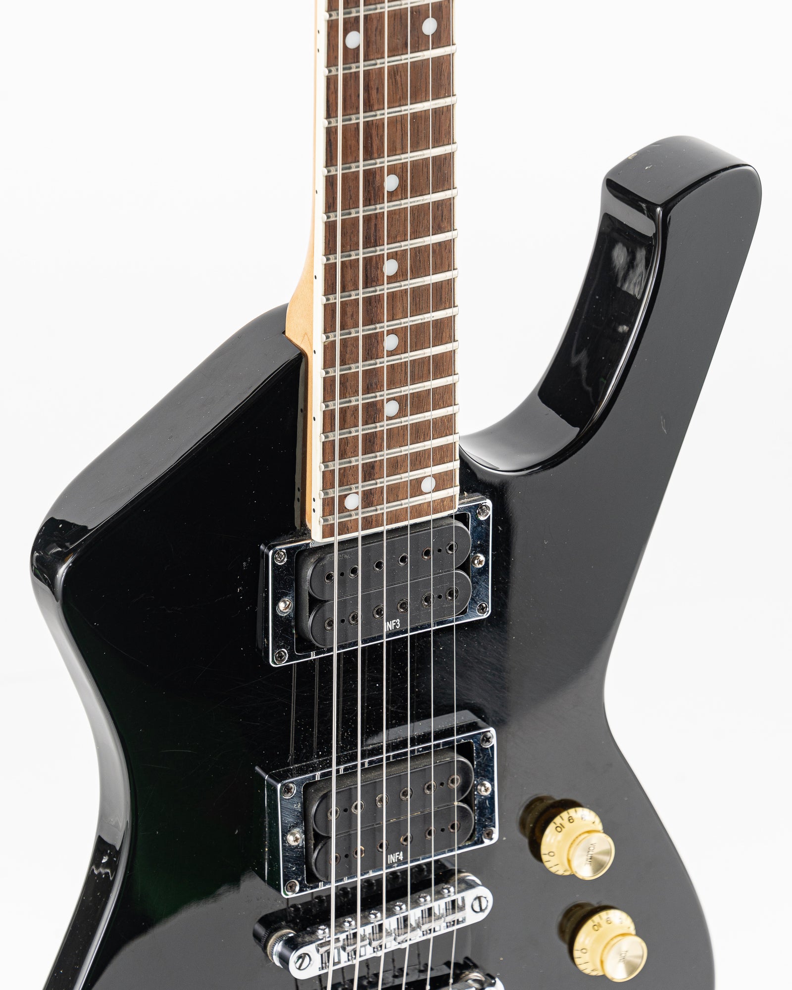 USED 2005 Ibanez ICX-220 Mini Iceman Electric Guitar - Black