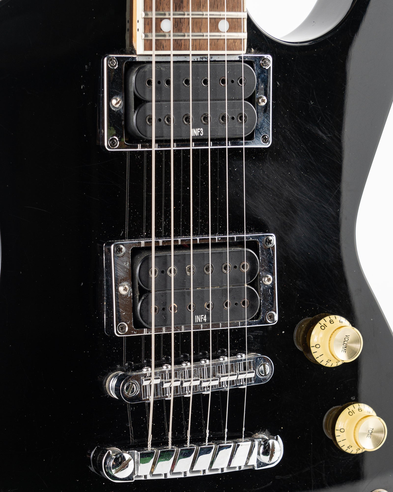 USED 2005 Ibanez ICX-220 Mini Iceman Electric Guitar - Black