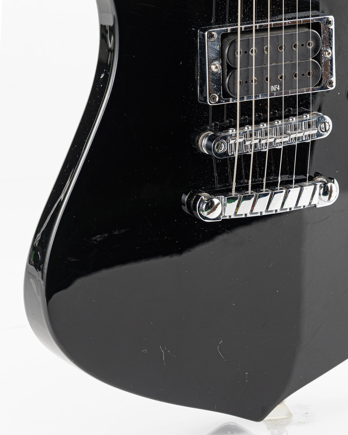 USED 2005 Ibanez ICX-220 Mini Iceman Electric Guitar - Black