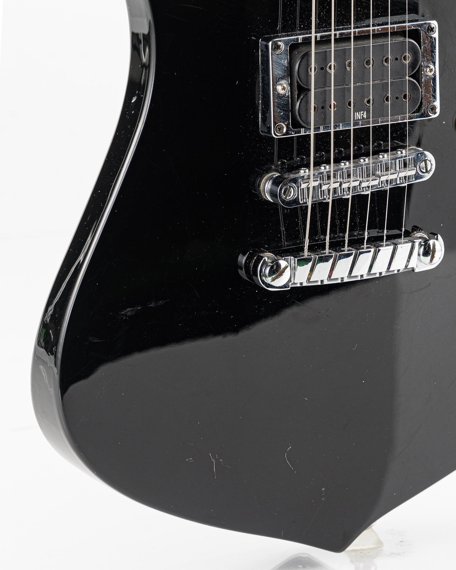 USED 2005 Ibanez ICX-220 Mini Iceman Electric Guitar - Black