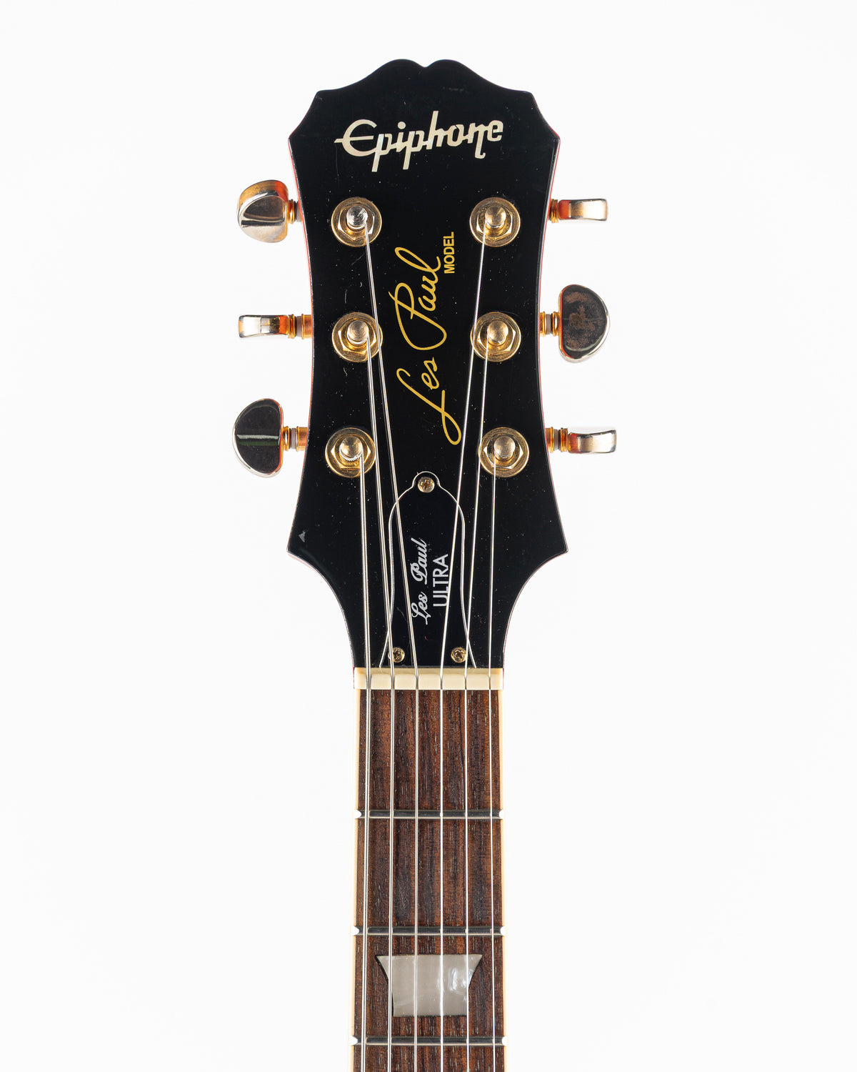 USED 2008 Epiphone Les Paul Ultra II Electric Guitar - Faded Cherry Sunburst