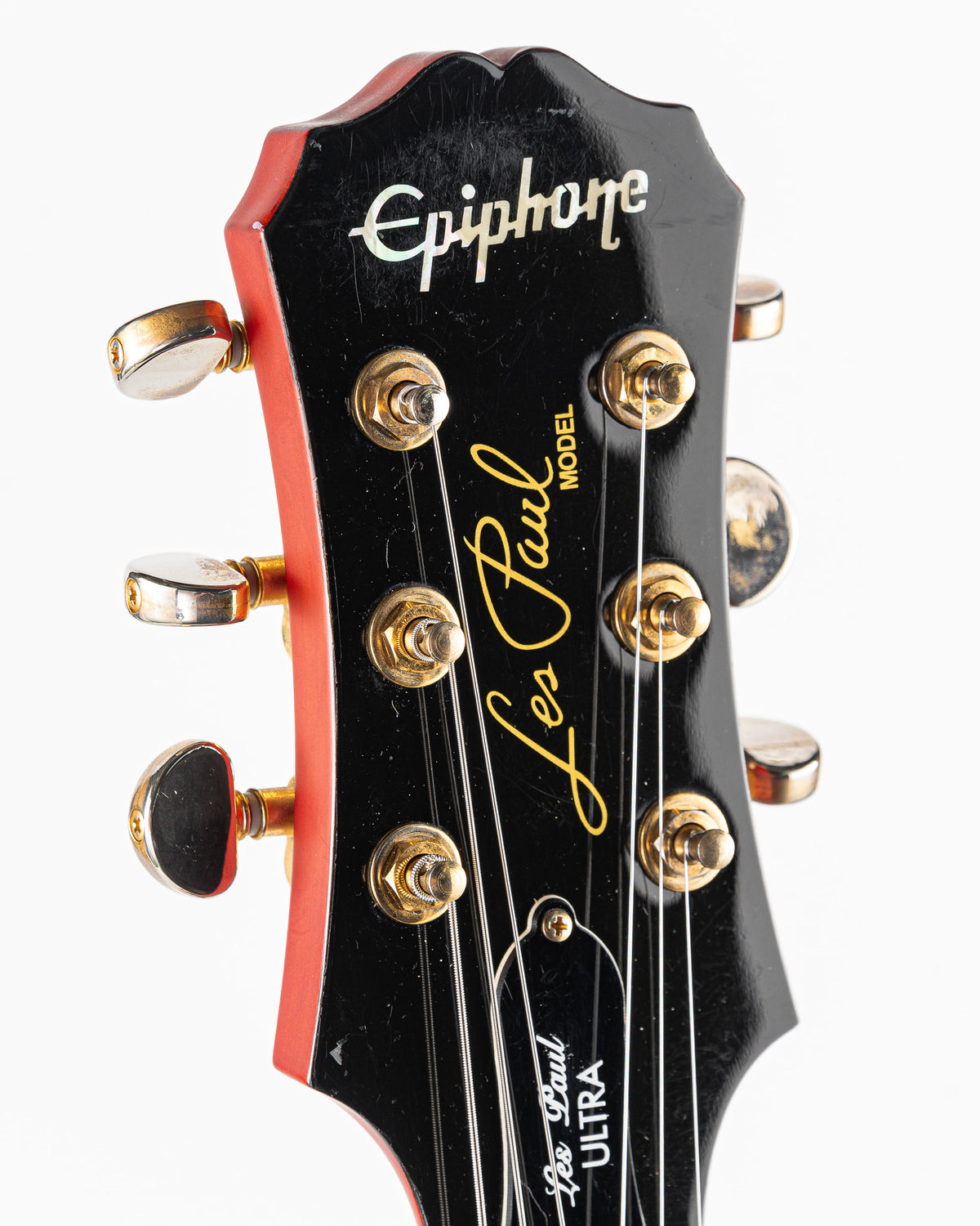 USED 2008 Epiphone Les Paul Ultra II Electric Guitar - Faded Cherry Sunburst