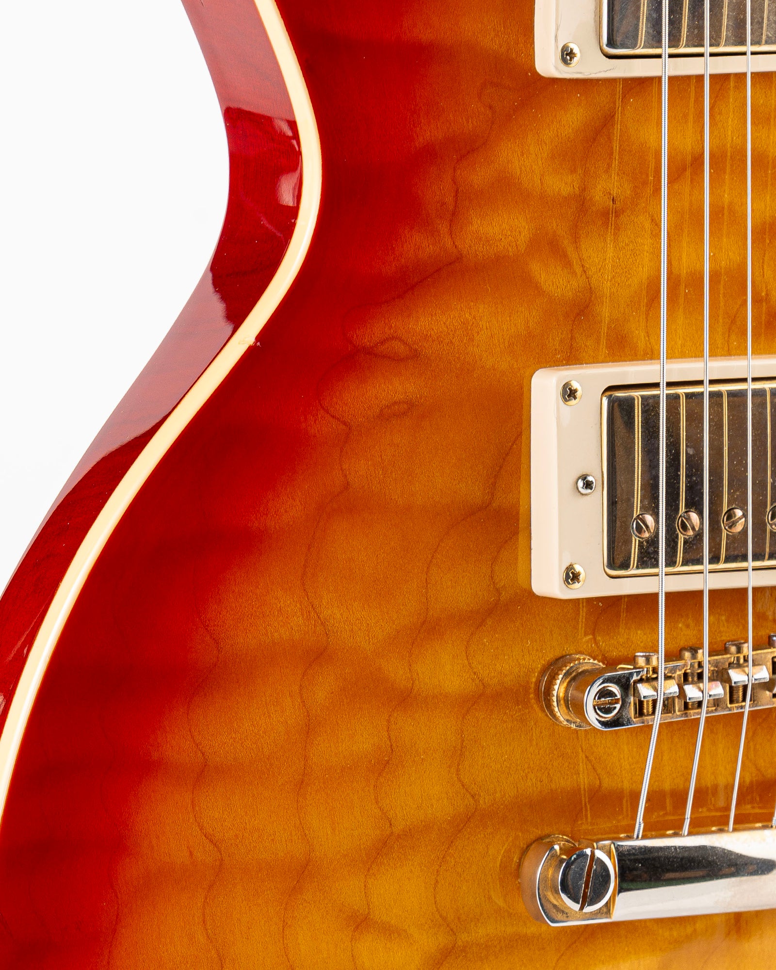 USED 2008 Epiphone Les Paul Ultra II Electric Guitar - Faded Cherry Sunburst