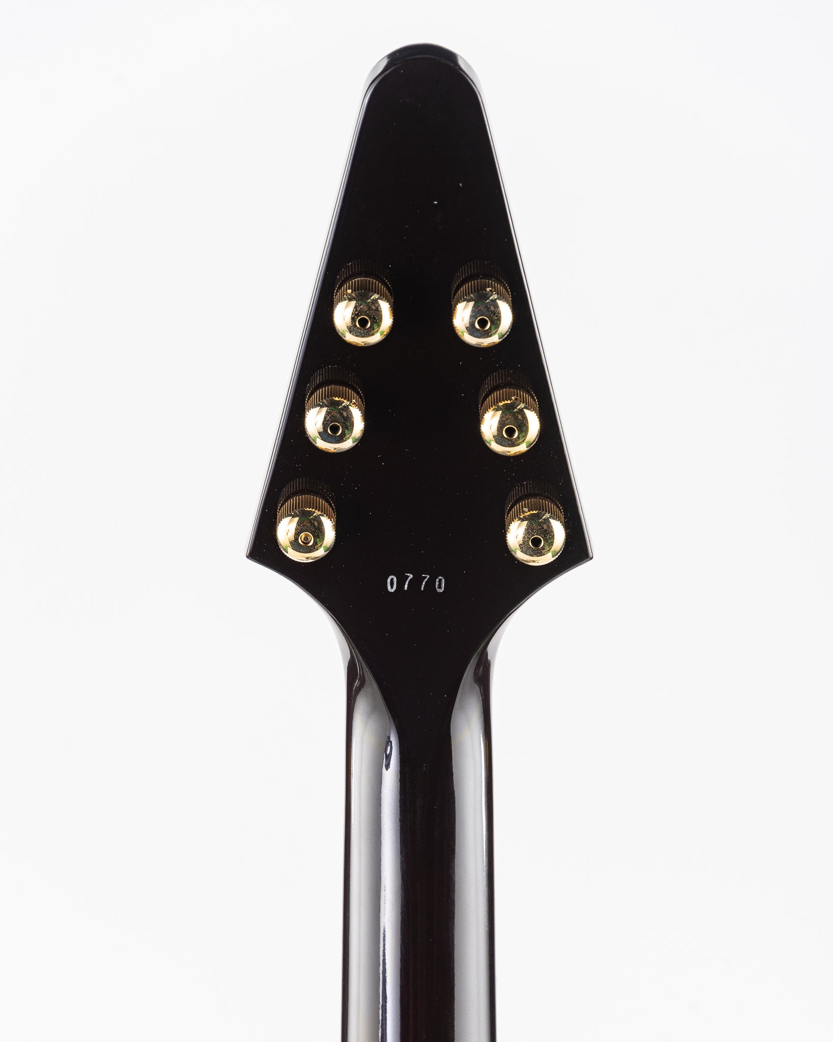 USED 2008 Gibson 50th Anniversary Flying V Electric Guitar - Brimstone Burst with Original Hardshell Case