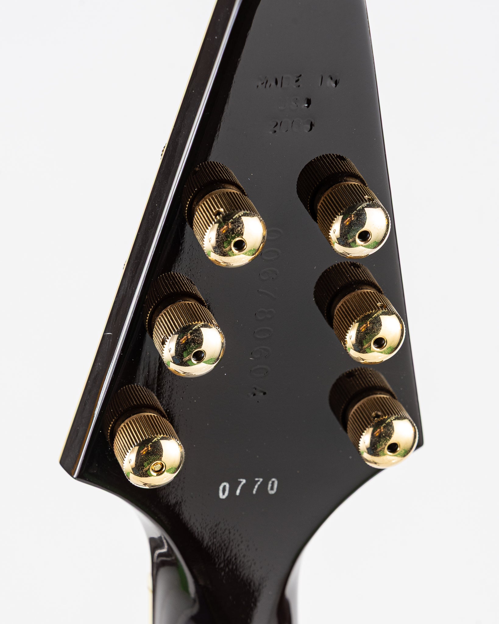 USED 2008 Gibson 50th Anniversary Flying V Electric Guitar - Brimstone Burst with Original Hardshell Case