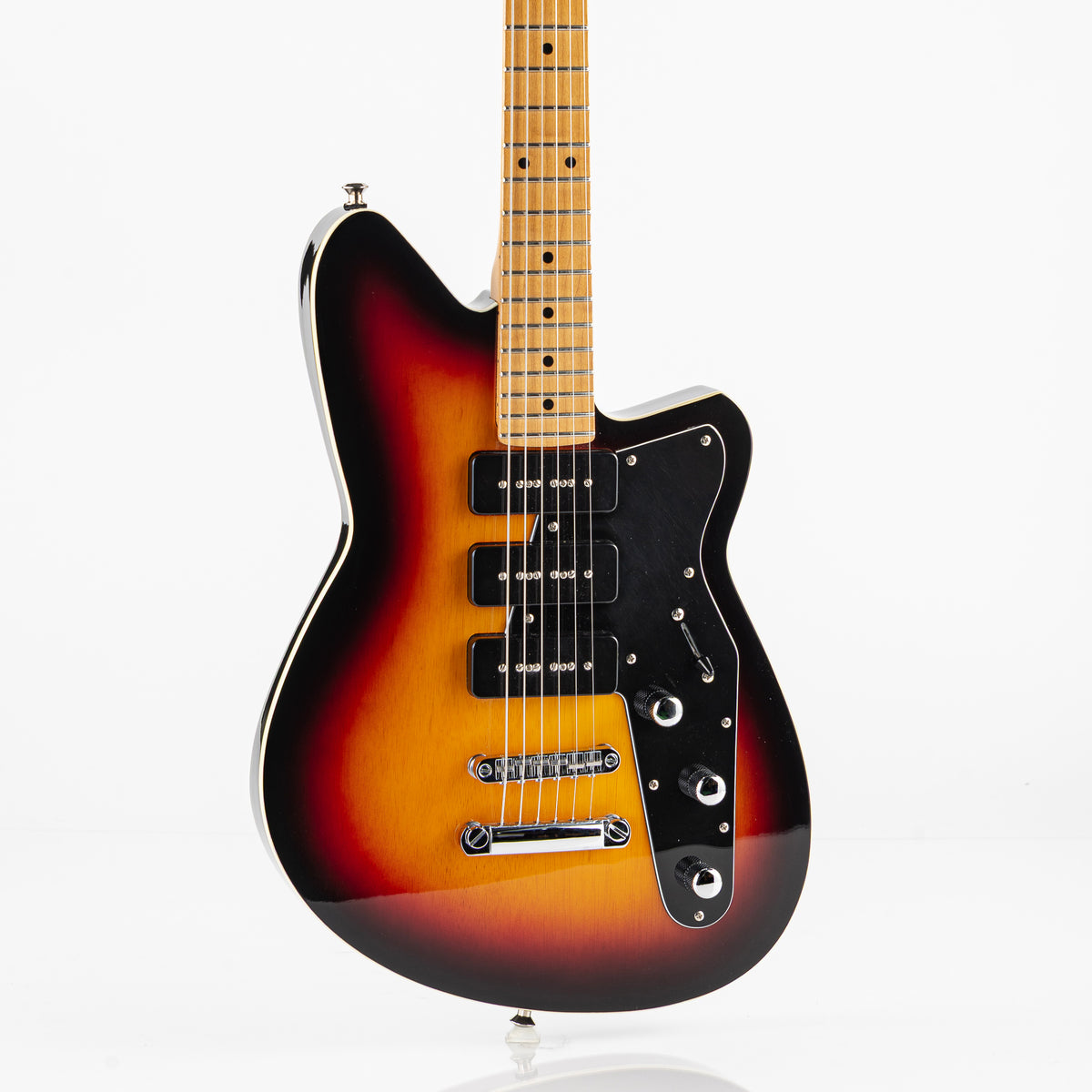 USED 2008 Reverend Jetstream 390 Hardtail Electric Guitar - 3 Tone Sunburst