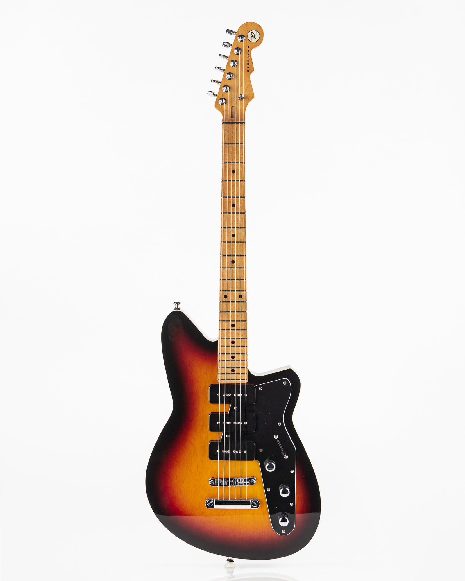 USED 2008 Reverend Jetstream 390 Hardtail Electric Guitar - 3 Tone Sunburst