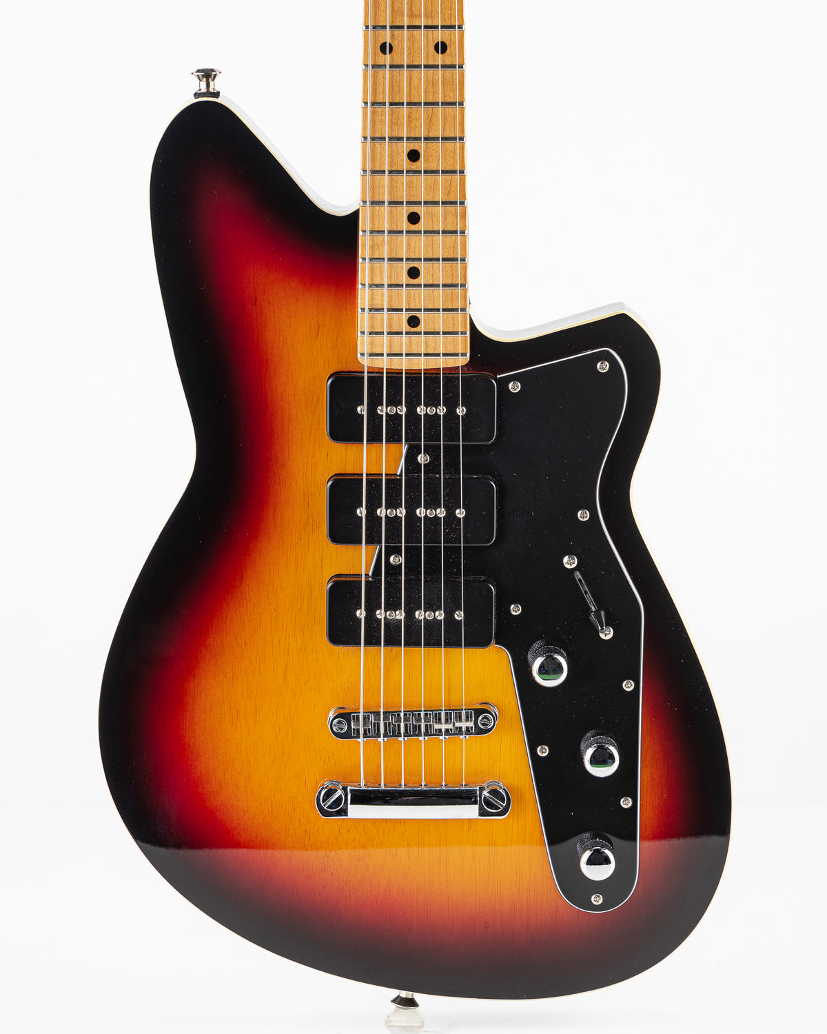 USED 2008 Reverend Jetstream 390 Hardtail Electric Guitar - 3 Tone Sunburst