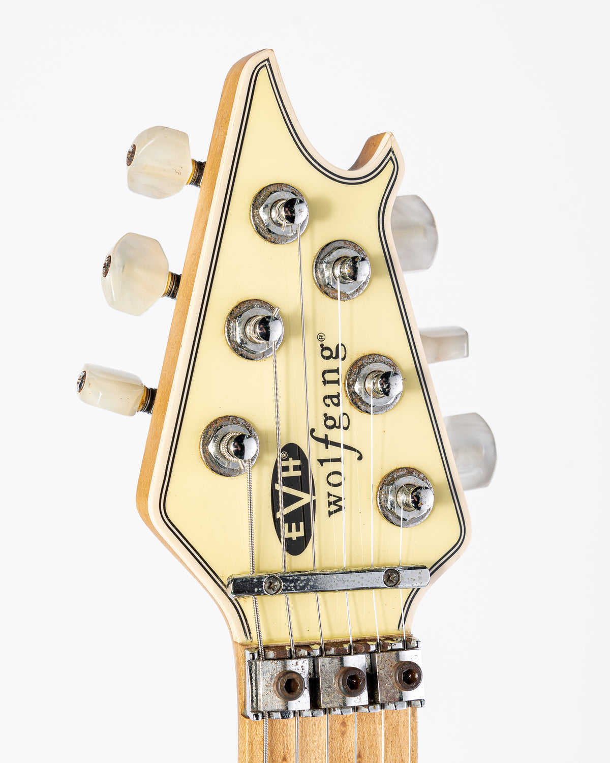 USED 2009 EVH WOLFGANG USA Electric Guitar- Vintage White w/ HSC