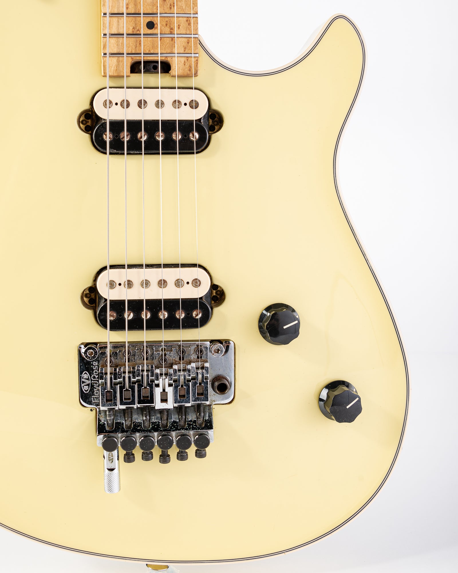 USED 2009 EVH WOLFGANG USA Electric Guitar- Vintage White w/ HSC