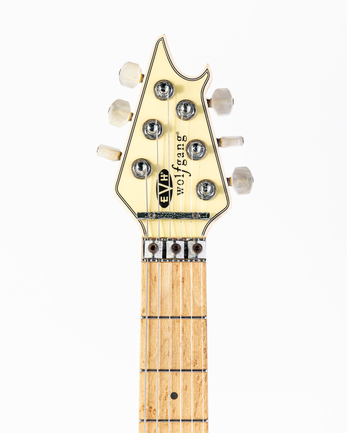 USED 2009 EVH WOLFGANG USA Electric Guitar- Vintage White w/ HSC