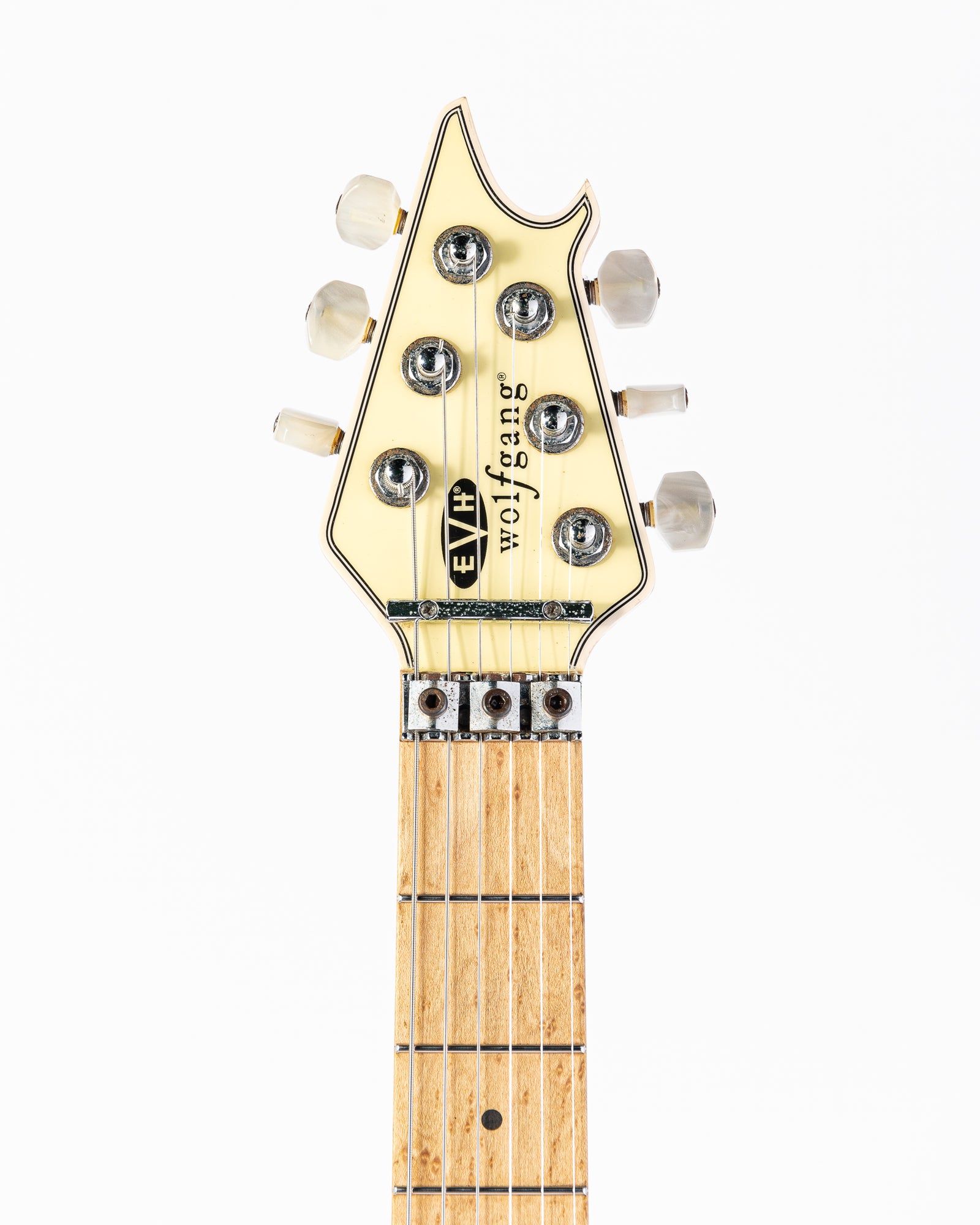 USED 2009 EVH WOLFGANG USA Electric Guitar- Vintage White w/ HSC