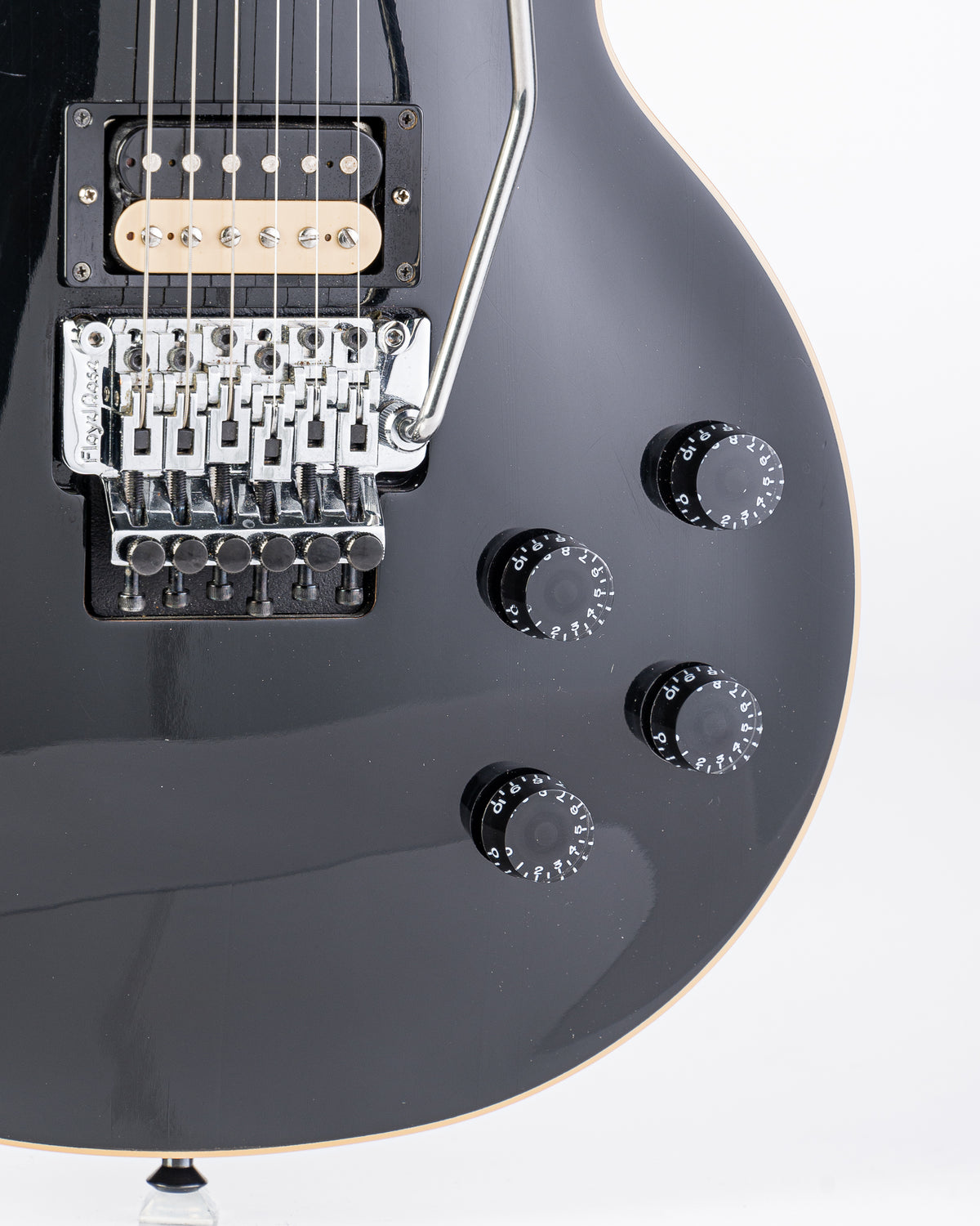 USED 2014 Gibson Les Paul Trad. Pro II Floyd Rose Electric Guitar - Ebony with Hardshell Case