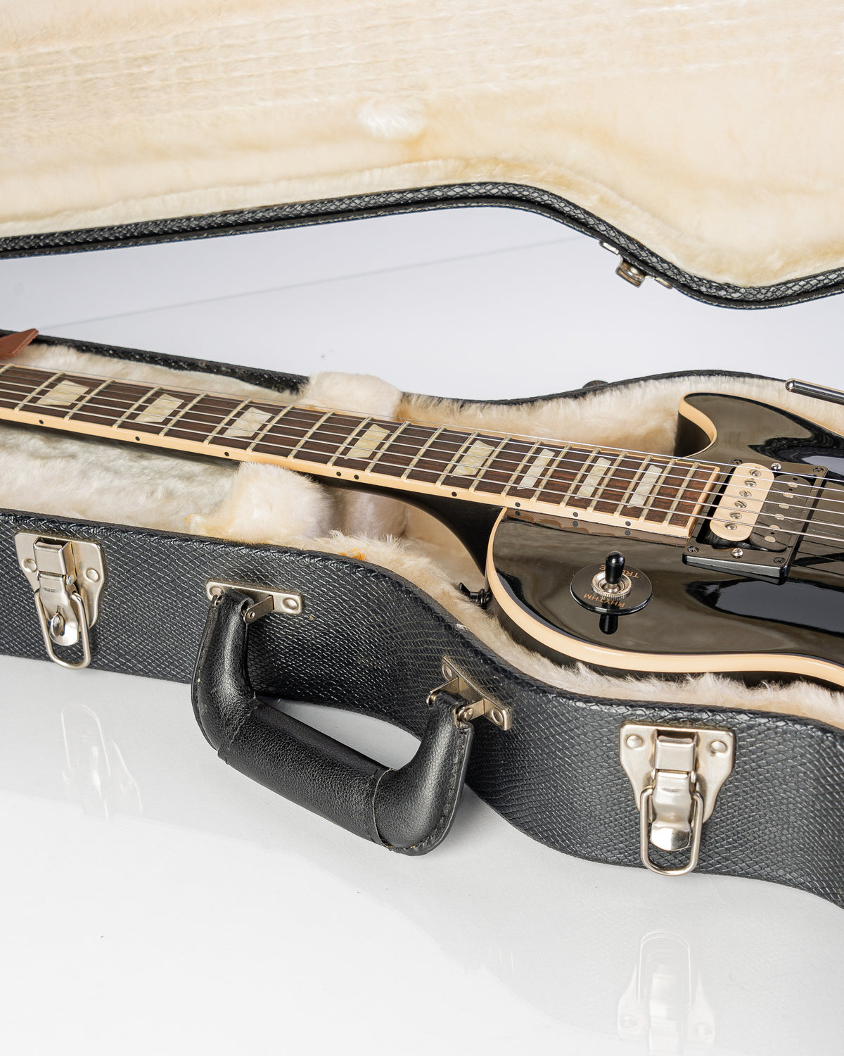 USED 2014 Gibson Les Paul Trad. Pro II Floyd Rose Electric Guitar - Ebony with Hardshell Case