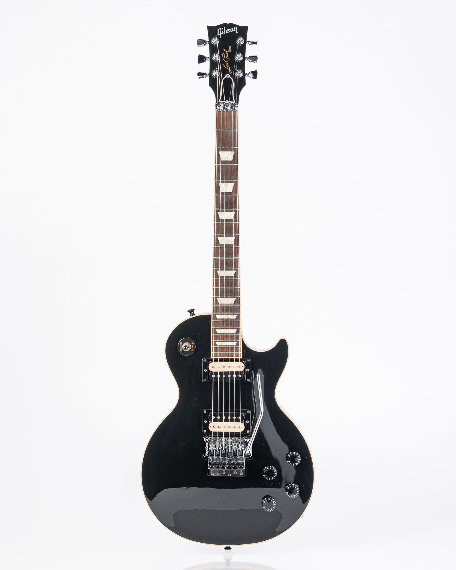 USED 2014 Gibson Les Paul Trad. Pro II Floyd Rose Electric Guitar - Ebony with Hardshell Case