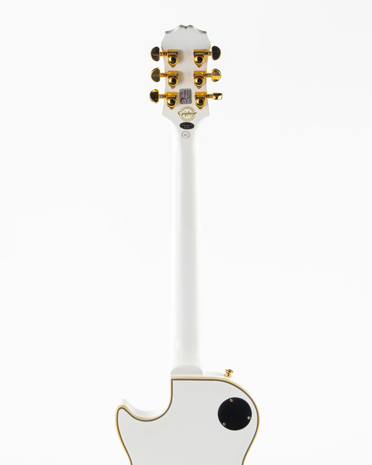 USED 2016 Epiphone Les Paul Custom Pro Electric Guitar - Alpine White