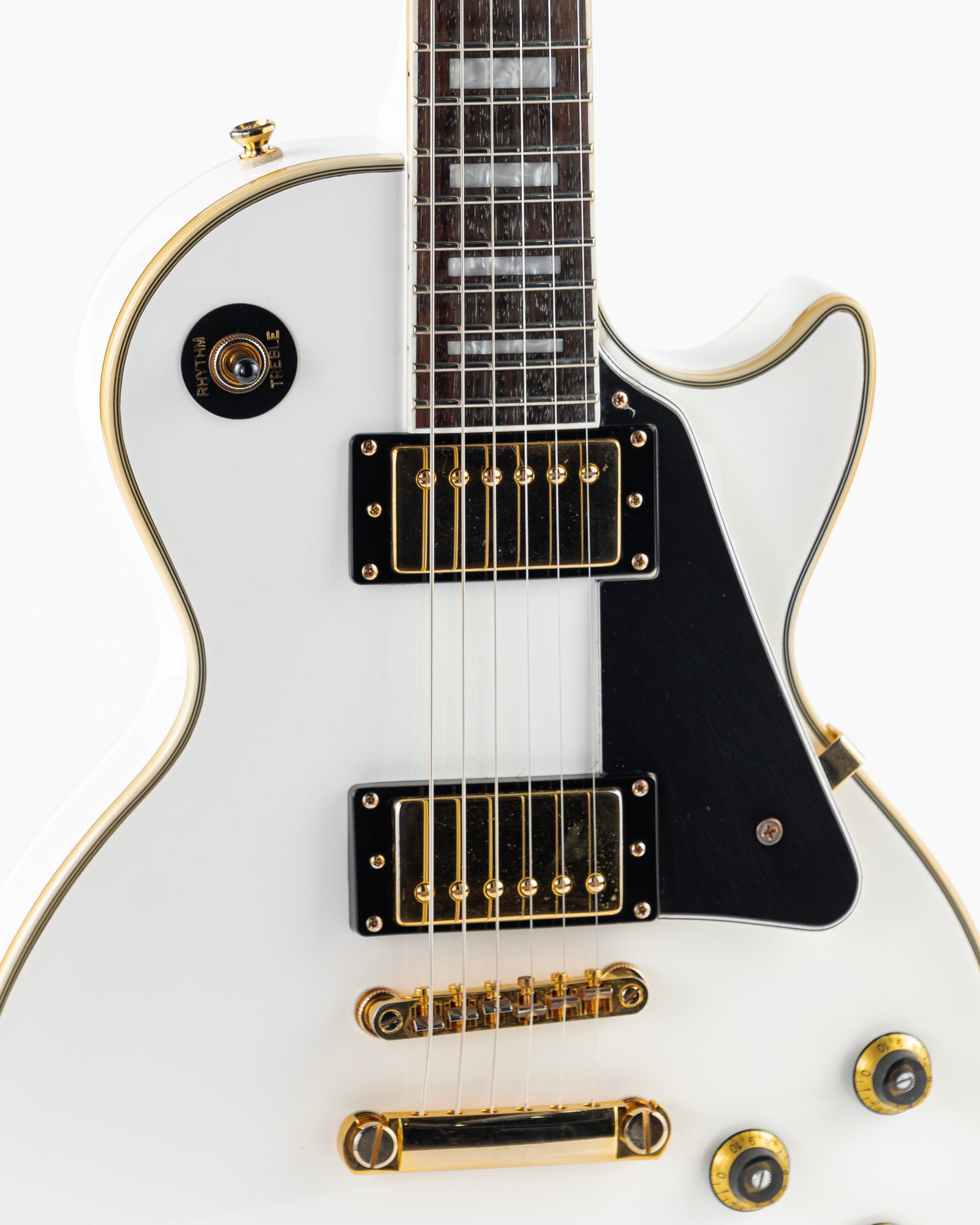 USED 2016 Epiphone Les Paul Custom Pro Electric Guitar - Alpine White