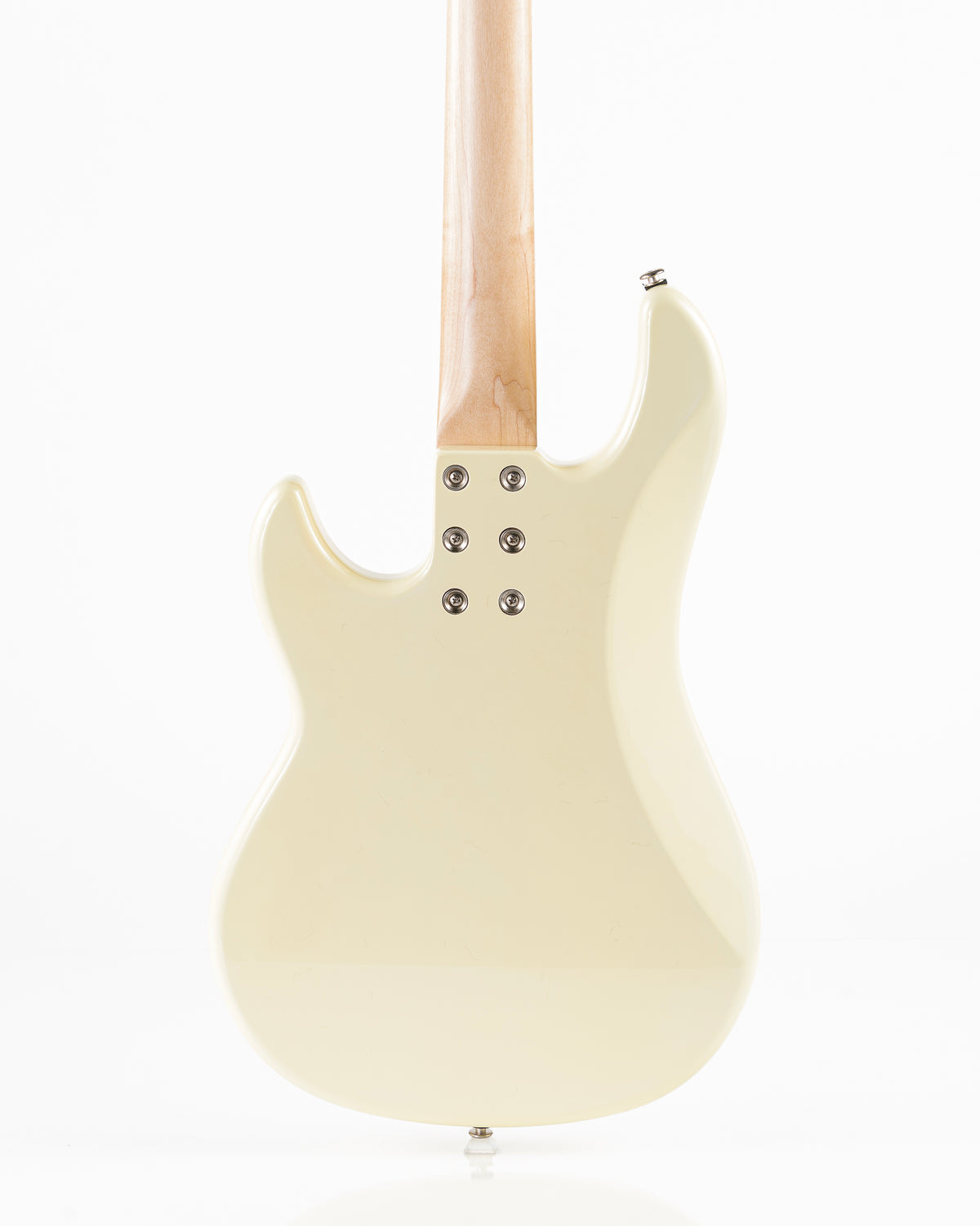 USED 2019 G&L LB-100 Fullerton Deluxe Custom Made Electric Bass - Vintage White