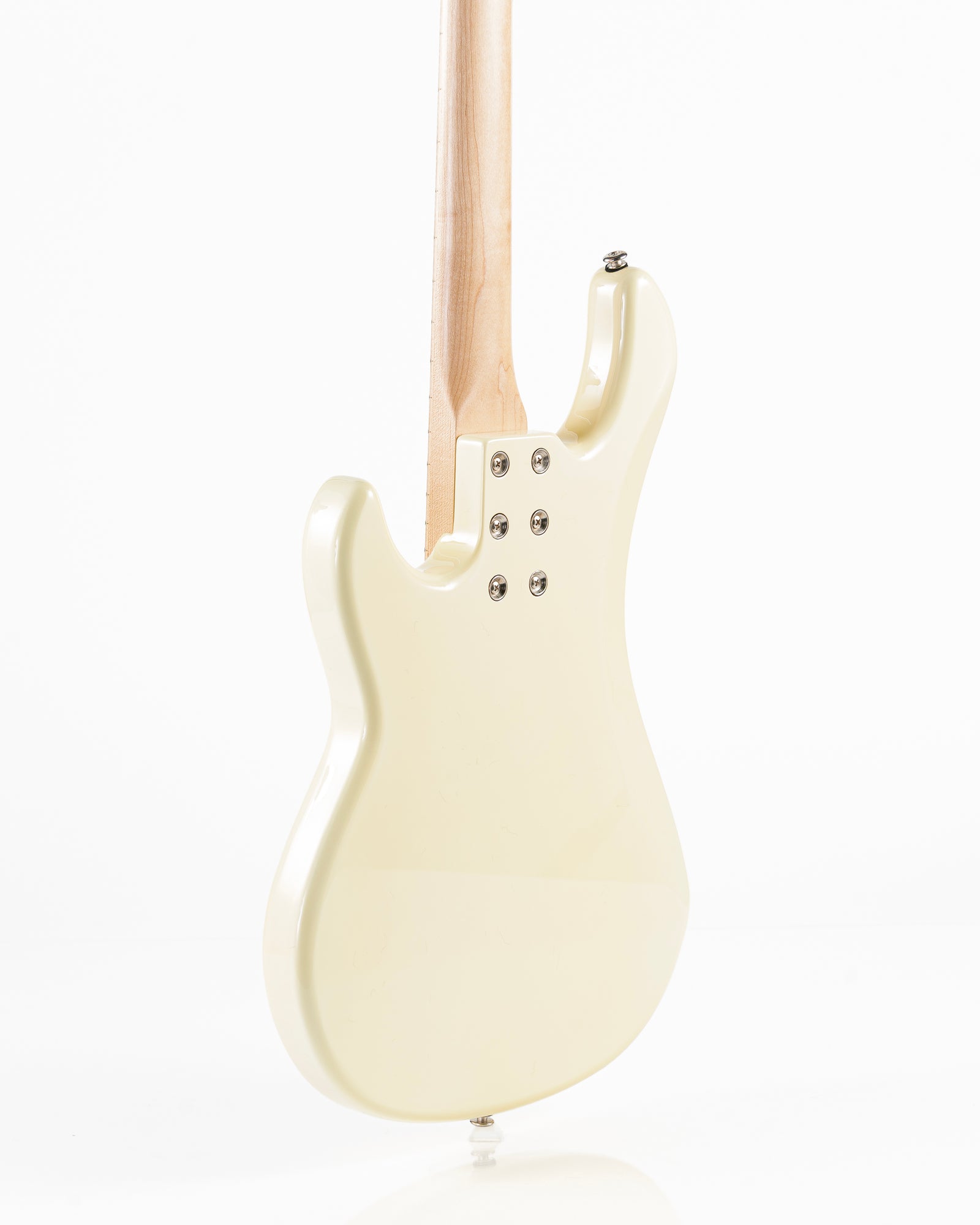 USED 2019 G&L LB-100 Fullerton Deluxe Custom Made Electric Bass - Vintage White