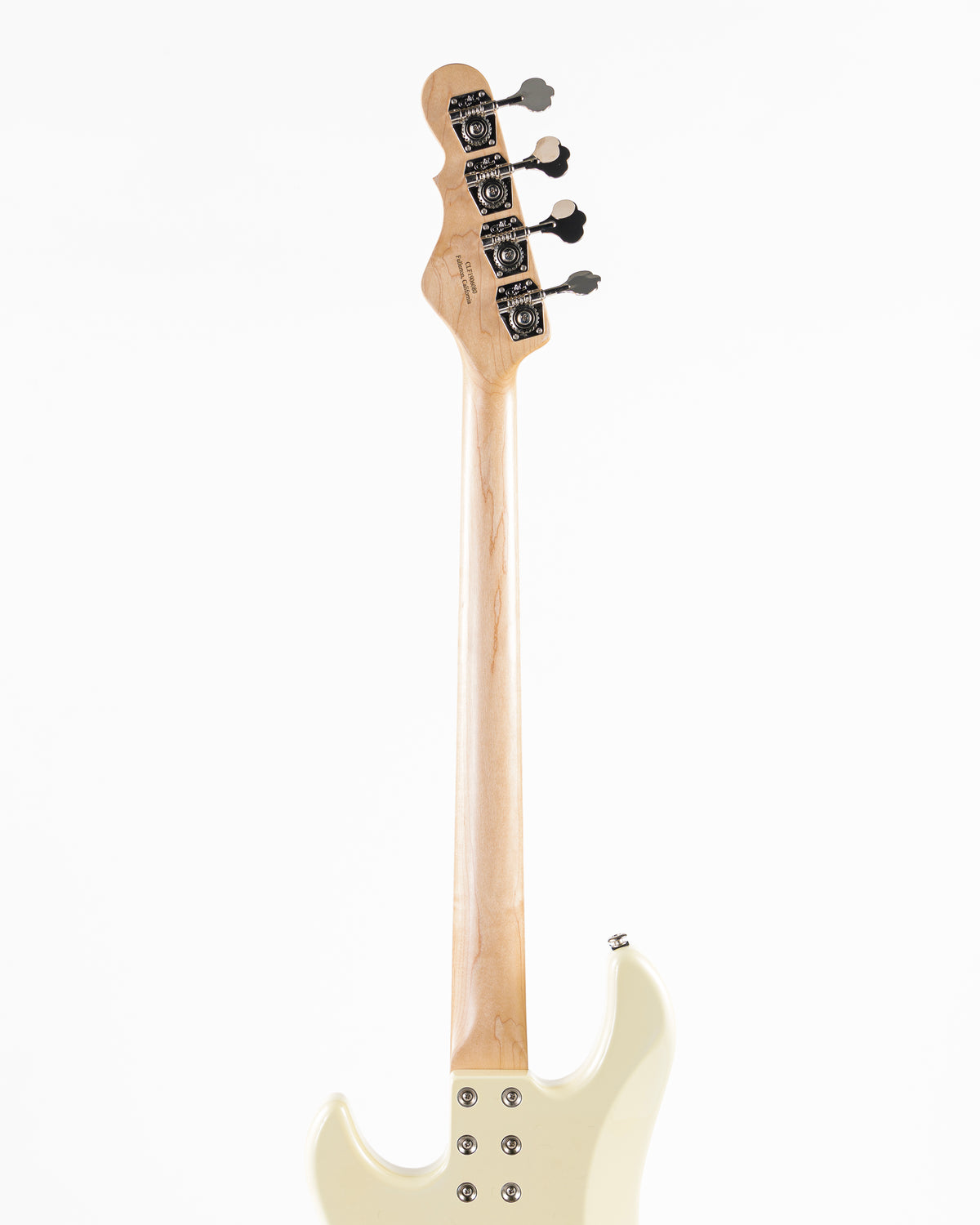 USED 2019 G&L LB-100 Fullerton Deluxe Custom Made Electric Bass - Vintage White