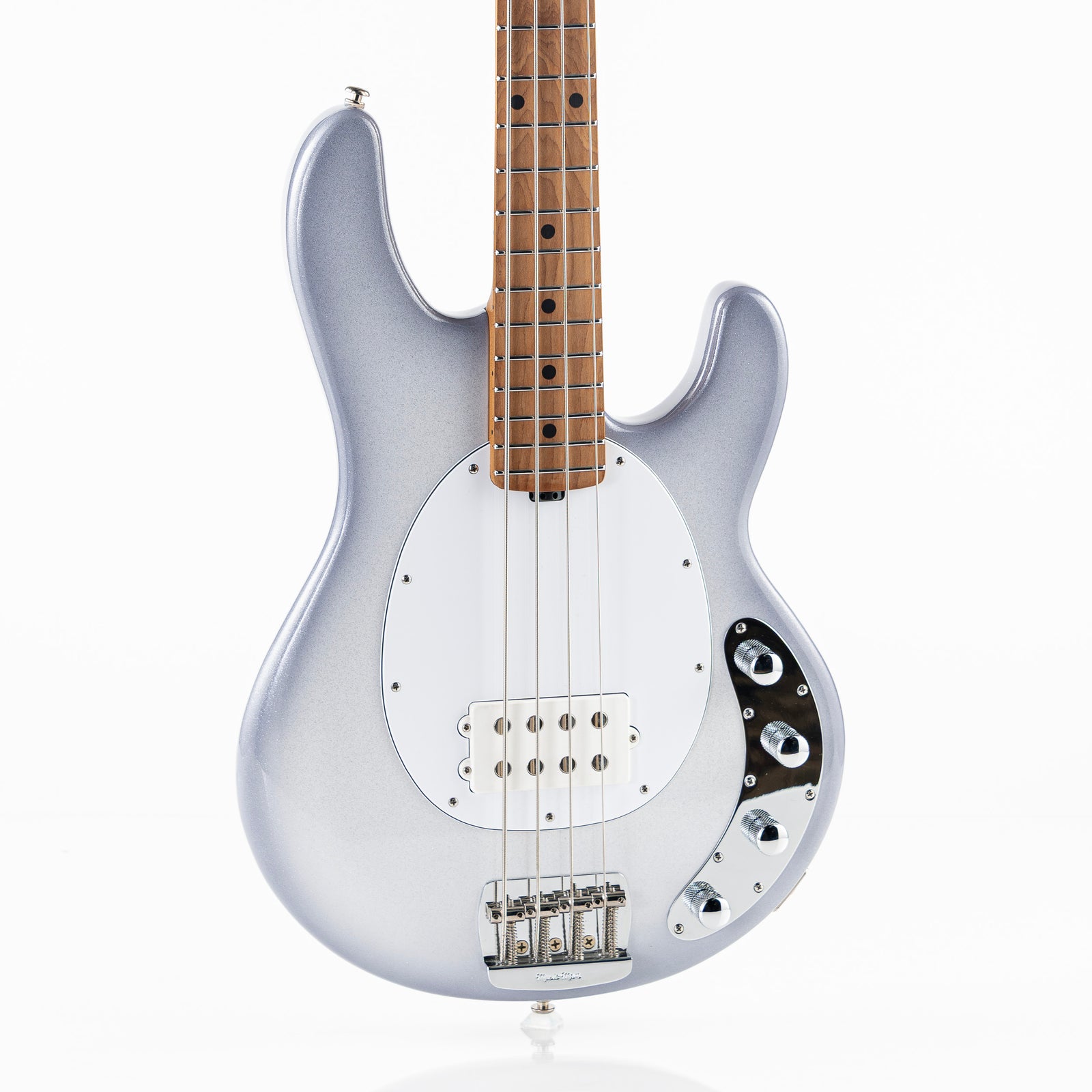 USED 2021 Ernie Ball Music Man StingRay Special 4H Electric Bass - Snowy Night