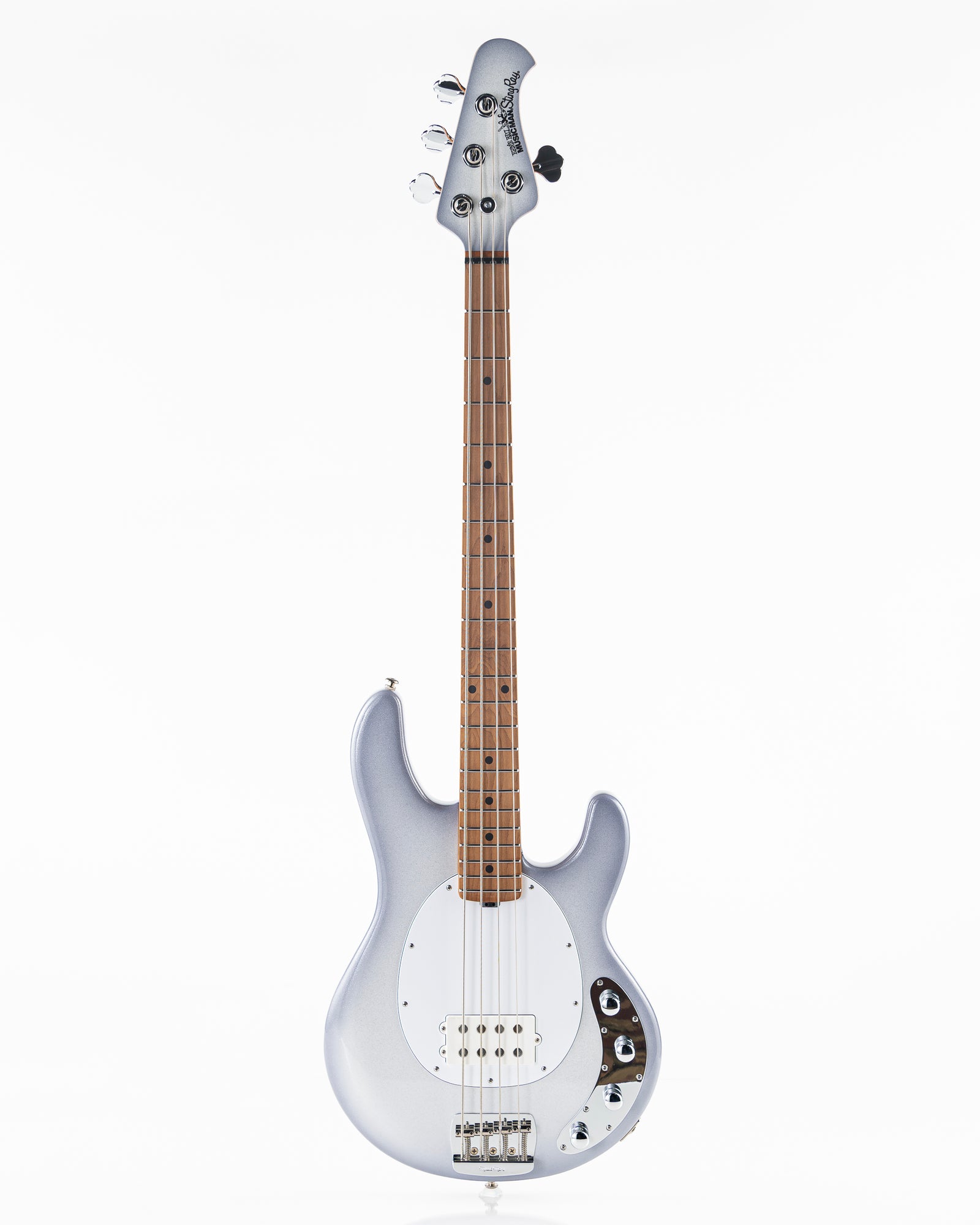 USED 2021 Ernie Ball Music Man StingRay Special 4H Electric Bass - Snowy Night