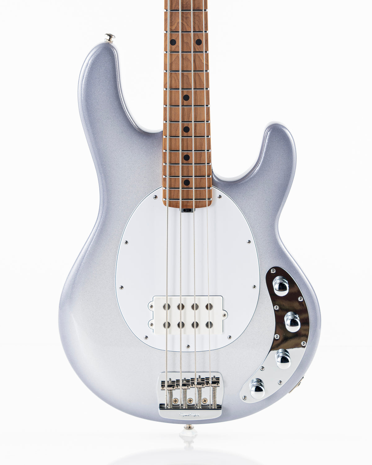 USED 2021 Ernie Ball Music Man StingRay Special 4H Electric Bass - Snowy Night