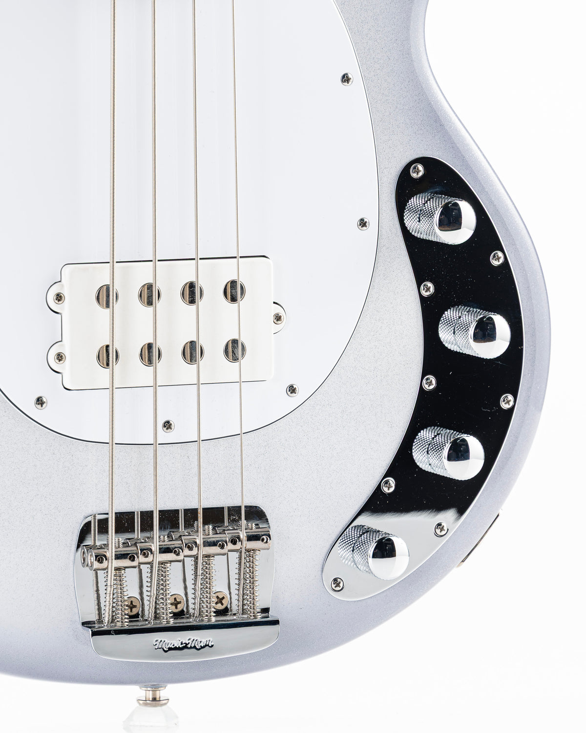 USED 2021 Ernie Ball Music Man StingRay Special 4H Electric Bass - Snowy Night
