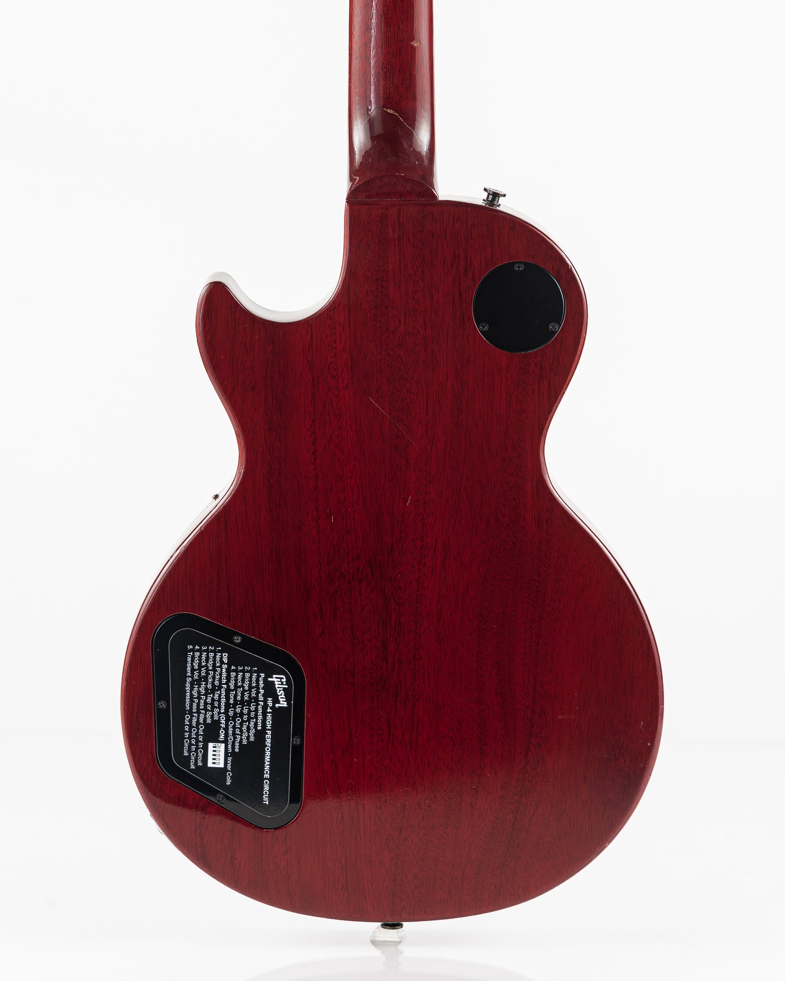 USED 2021 Gibson Les Paul Trad Pro V Electric Guitar - Satin Wine Red