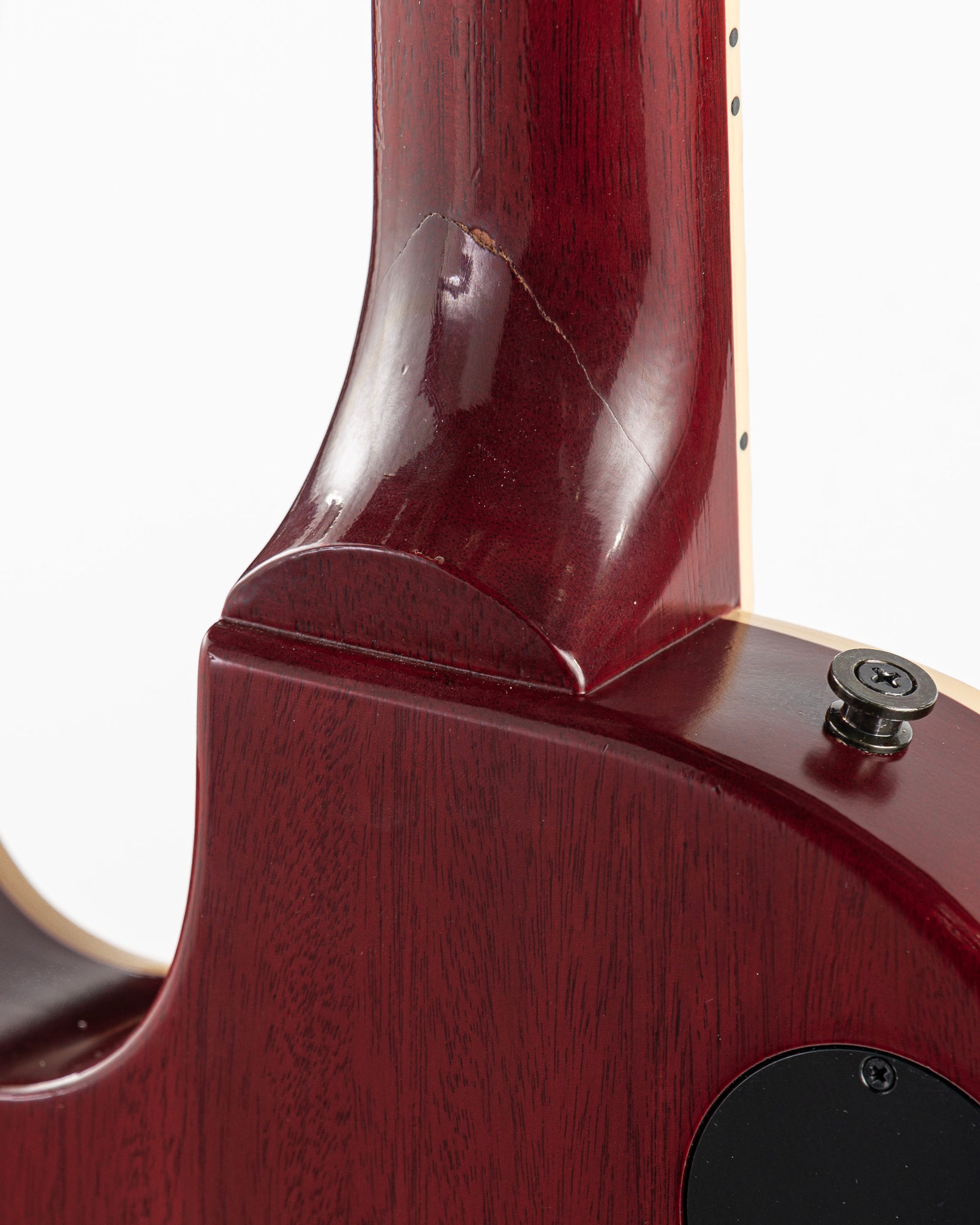 USED 2021 Gibson Les Paul Trad Pro V Electric Guitar - Satin Wine Red