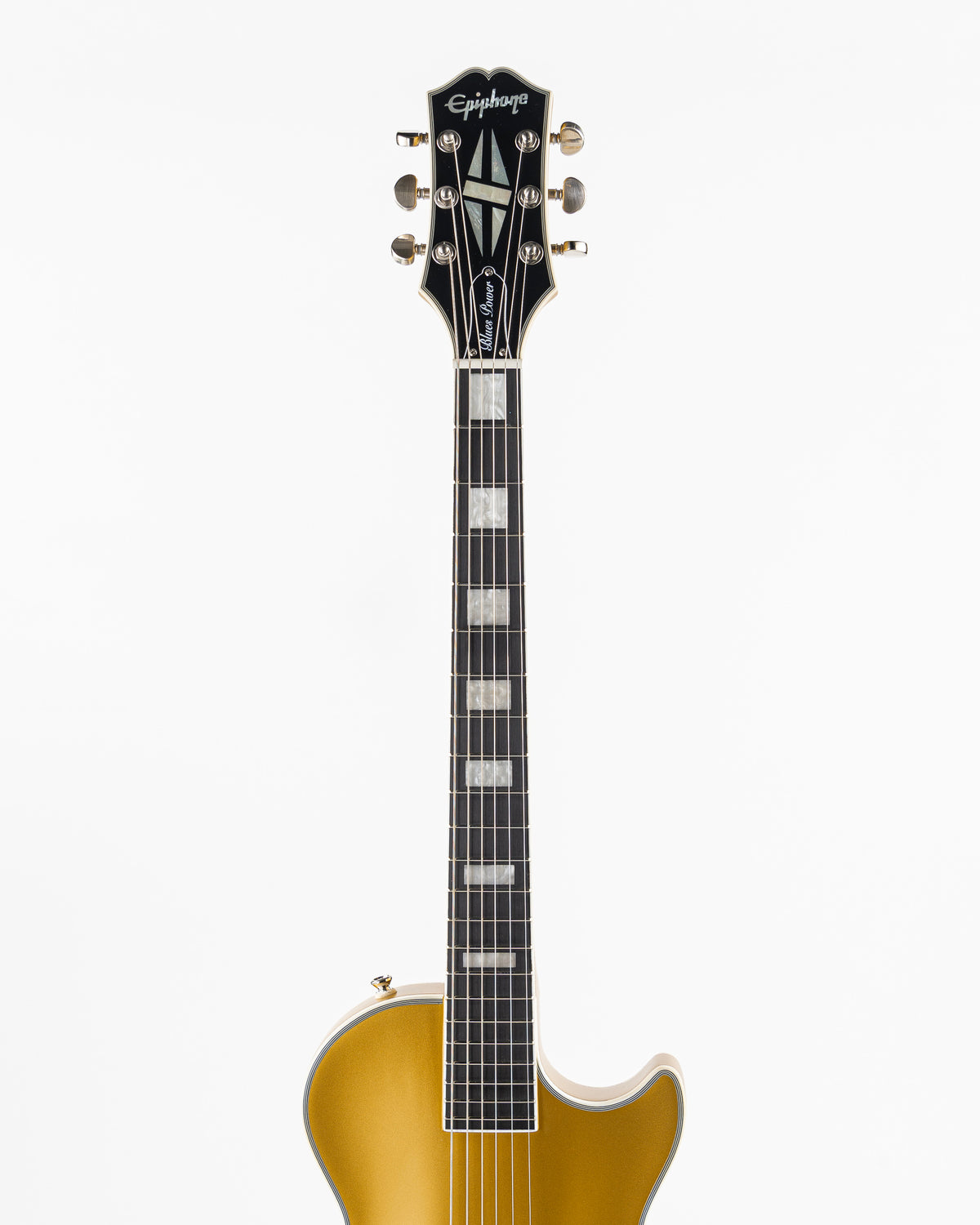 USED 2022 Epiphone Jared James Nichols Signature "Blues Power" Les Paul Custom Electric Guitar - Gold Glory