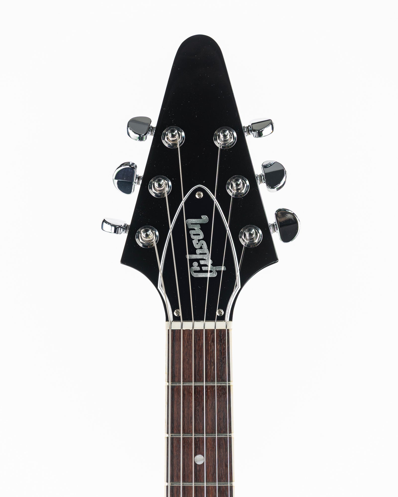 USED 2022 Gibson Flying V 70's Mirror Limited Edition Electric Guitar - Black