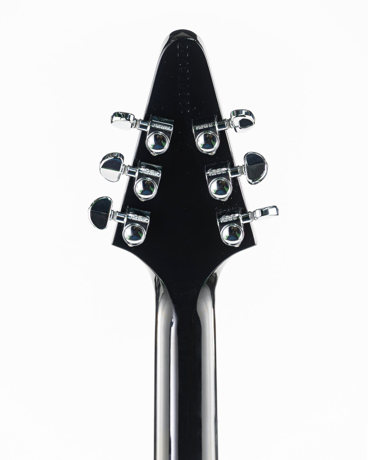 USED 2022 Gibson Flying V 70's Mirror Limited Edition Electric Guitar - Black
