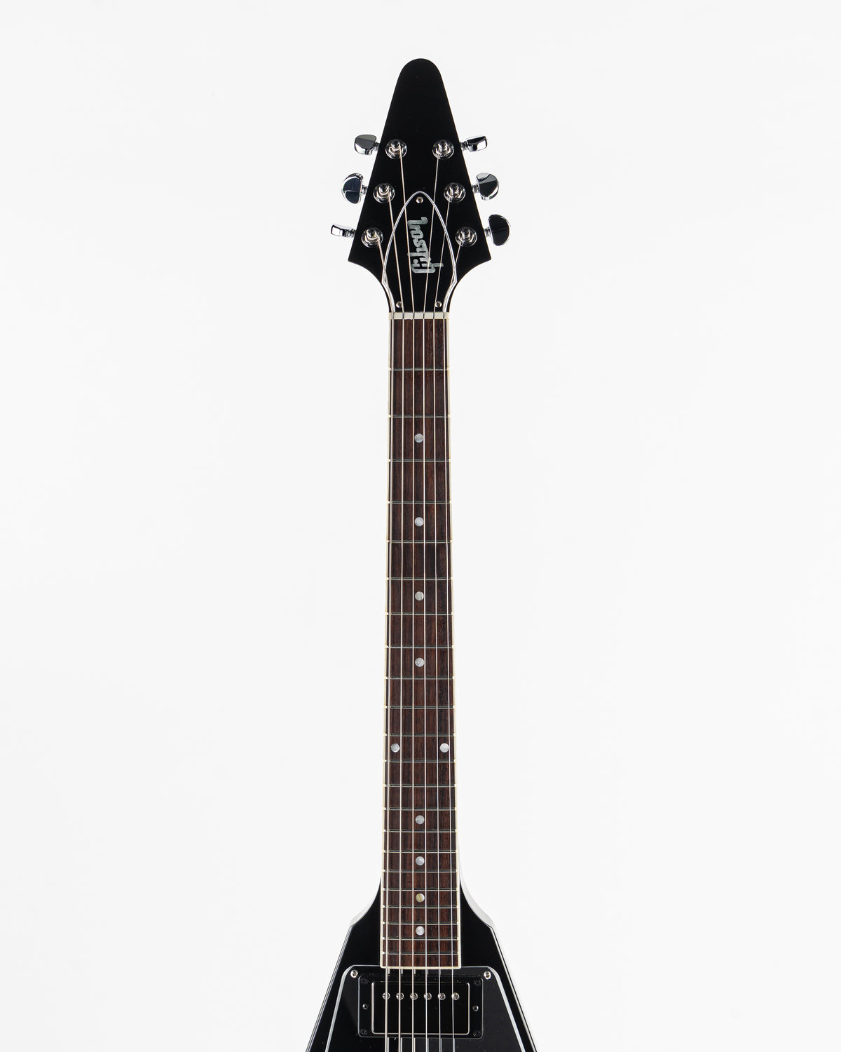 USED 2022 Gibson Flying V 70's Mirror Limited Edition Electric Guitar - Black