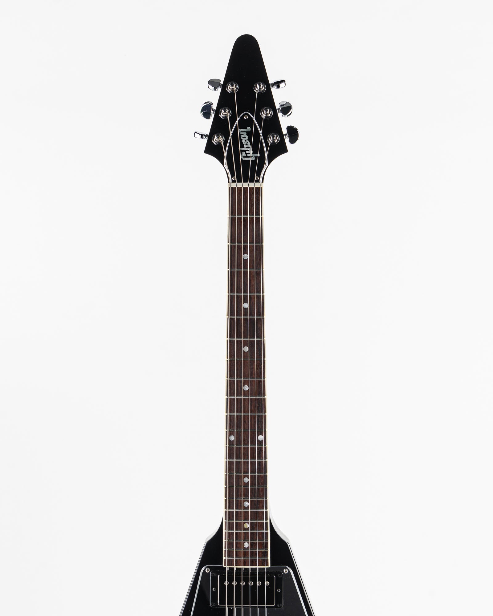 USED 2022 Gibson Flying V 70's Mirror Limited Edition Electric Guitar - Black